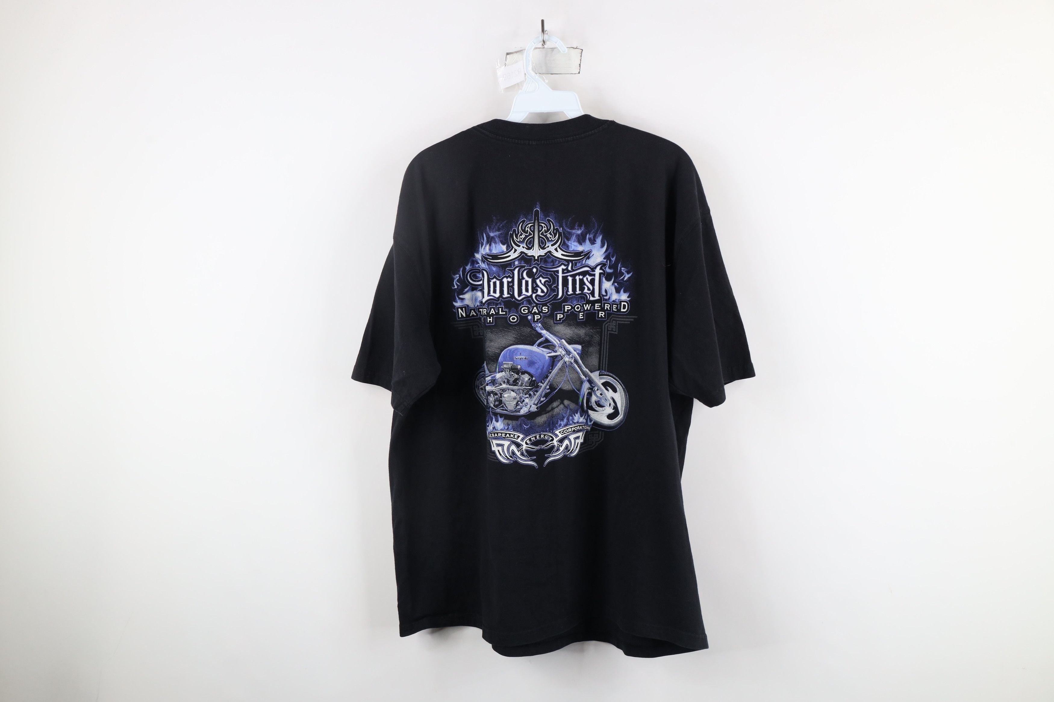 Vintage Vintage Chesapeake Energy Natural Gas Motorcycle T-Shirt Size US XL / EU 56 / 4 - 8 Thumbnail