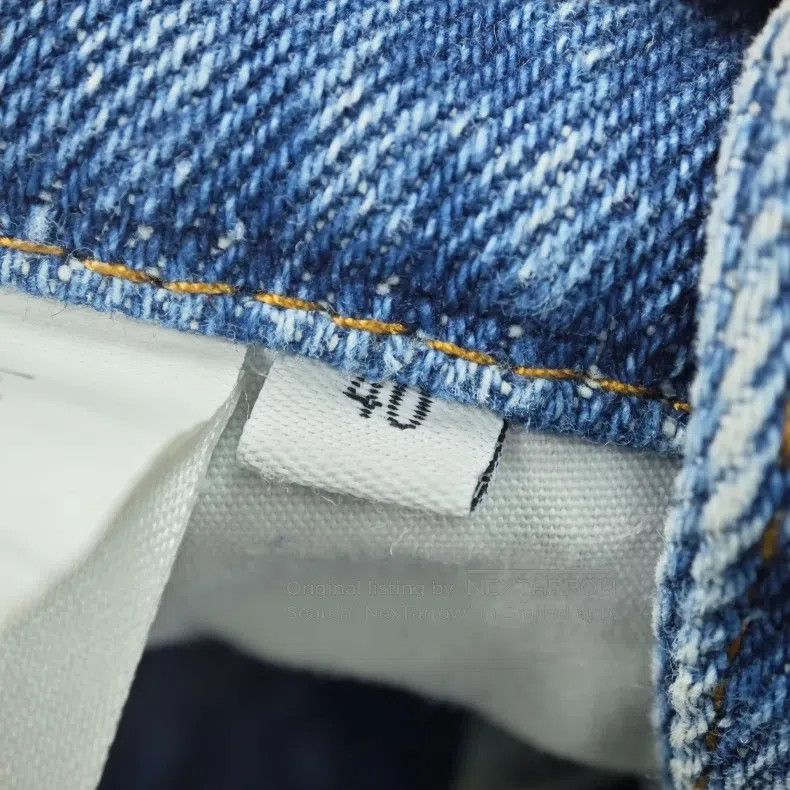 Loewe Loewe Washed blue leather label denim skirt Size 26" / US 2 / IT 38 - 7 Thumbnail