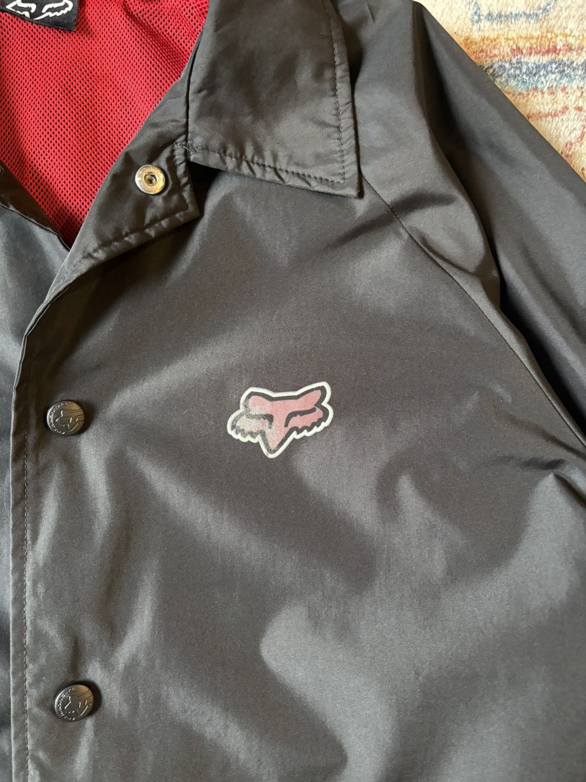Fox Racing Vintage Fox Racing Spellout Light Jacket Large Size US L / EU 52-54 / 3 - 4 Thumbnail