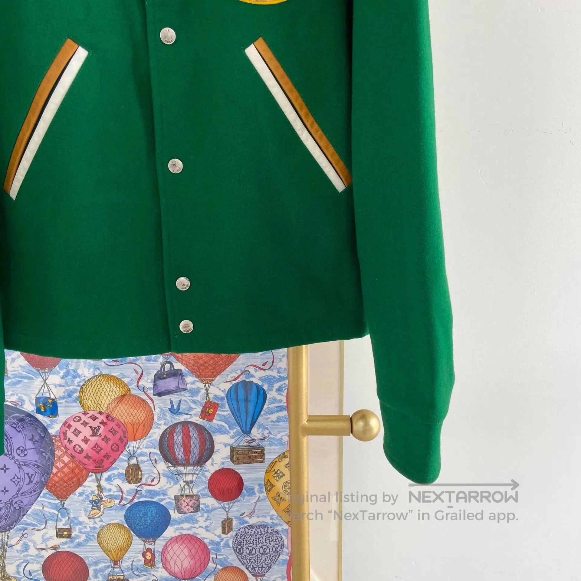 Gucci Gucci Tiger Head Green Coat. Size US M / EU 48-50 / 2 - 5 Thumbnail