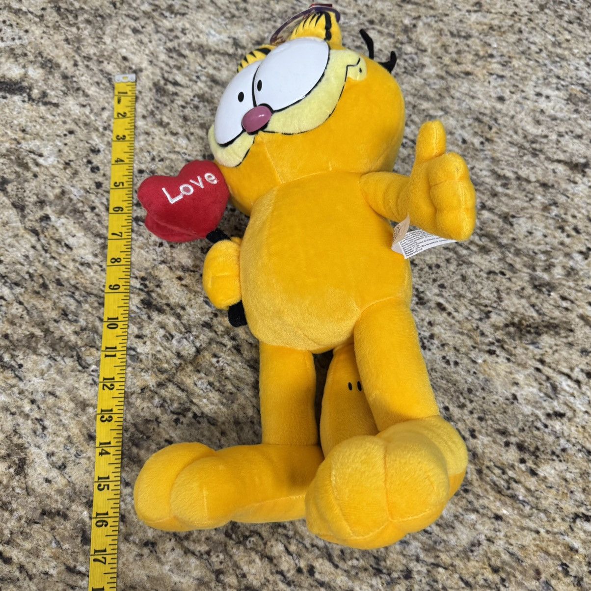 Vintage Vintage Garfield Love Heart Balloons 16" Valentine Day Plush Size ONE SIZE - 7 Thumbnail