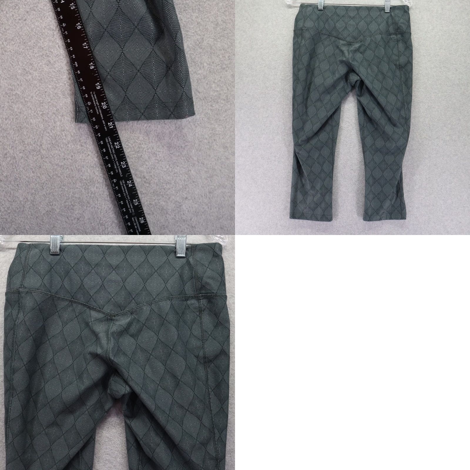 Nike Nike Leggings Womens Medium Dri-Fit Capri Training Yoga Pants Gray Size 32" / US 10 / IT 46 - 8 Thumbnail