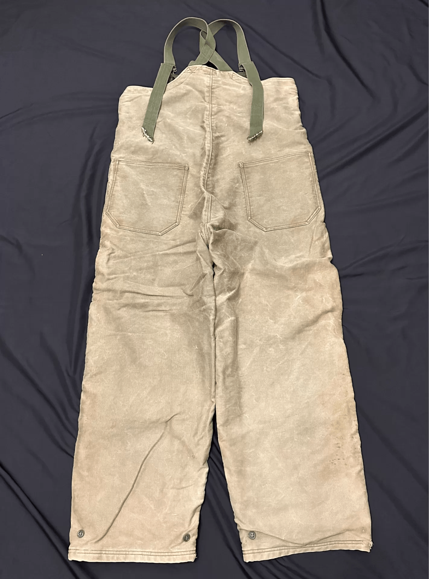 Other Vintage USN N1 Deck Pants Bedford Cord Wool Lined Small Size US 30 / EU 46 - 5 Thumbnail