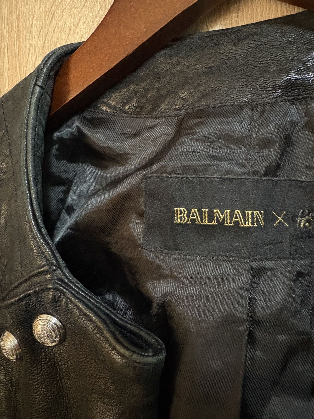 Balmain × H&M Balmain X H&M leather jacket Size US M / EU 48-50 / 2 - 9 Thumbnail