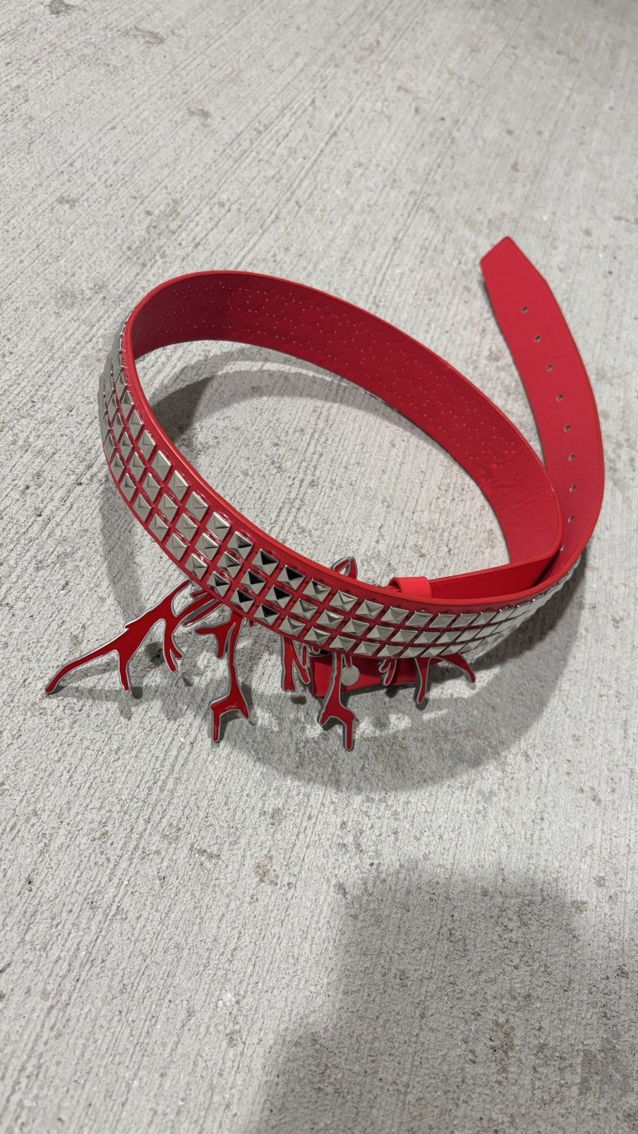 Other Never Ending World Wide Logo Stud Belt Size ONE SIZE - 5 Thumbnail