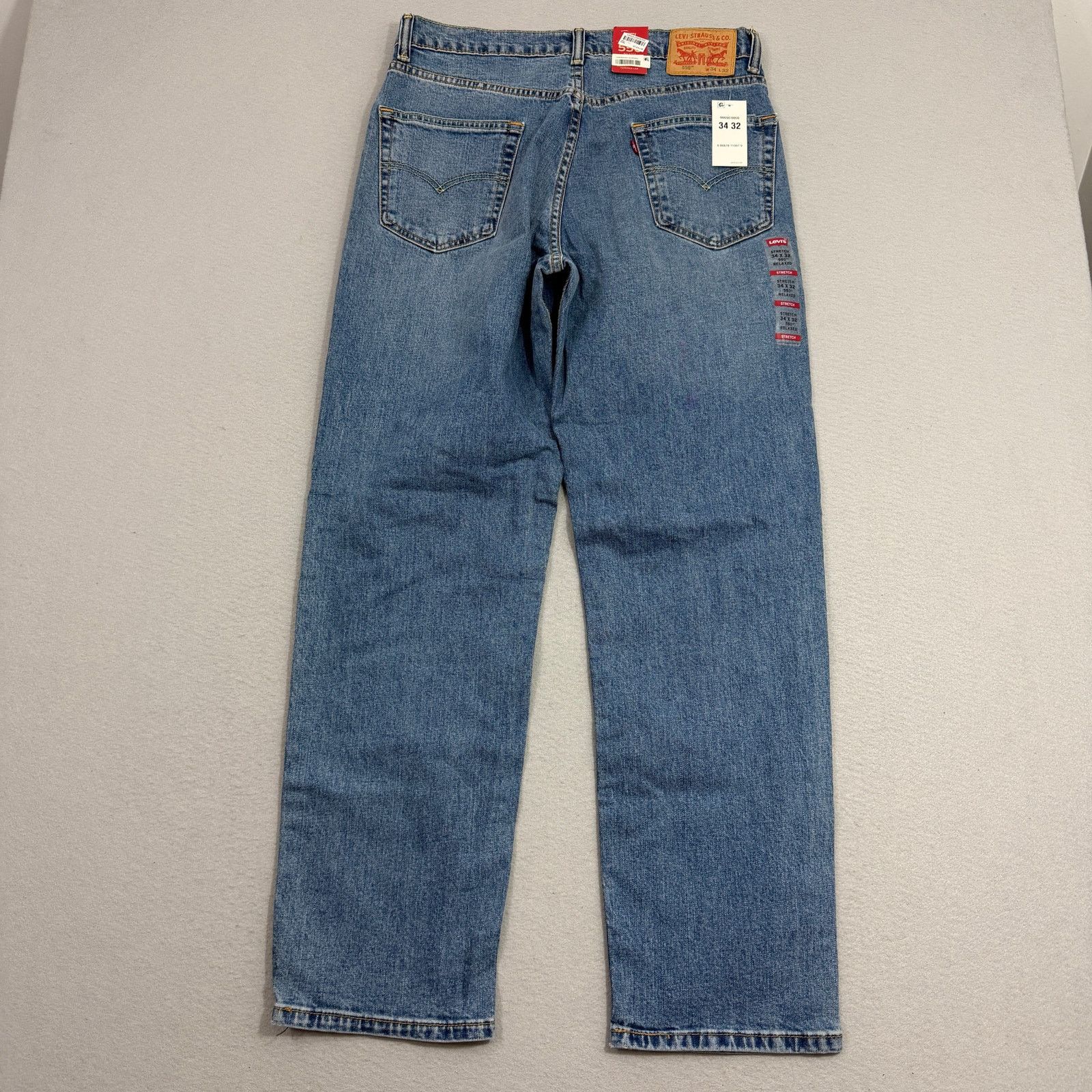 Levi's Levis 550 Relaxed Fit Jeans Men's 34x32 Blue Denim Zip NEW Size US 34 / EU 50 - 9 Thumbnail