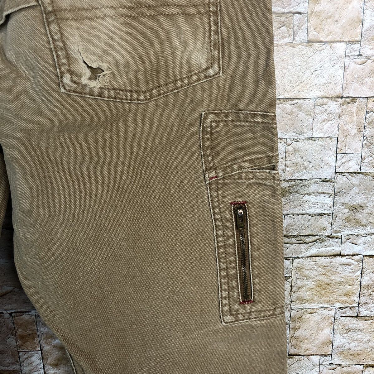 Dickies Dickies painter vintage buckle back Brown Casual Pants #A576 Size US 31 - 6 Thumbnail