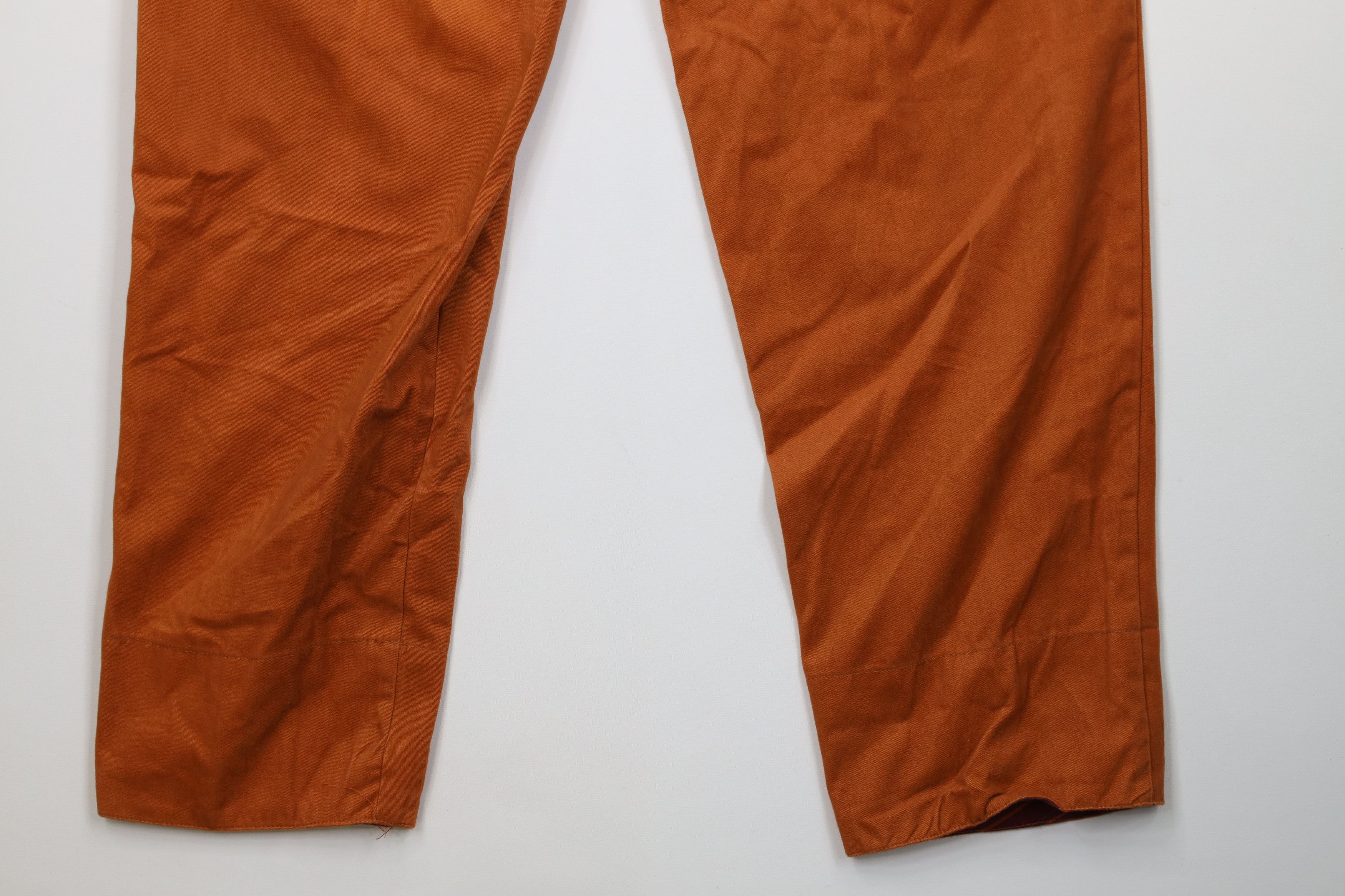 Vintage Deadstock Vintage 90s Streetwear Cuff Tapered Pants Orange Size US 32 / EU 48 - 14 Thumbnail