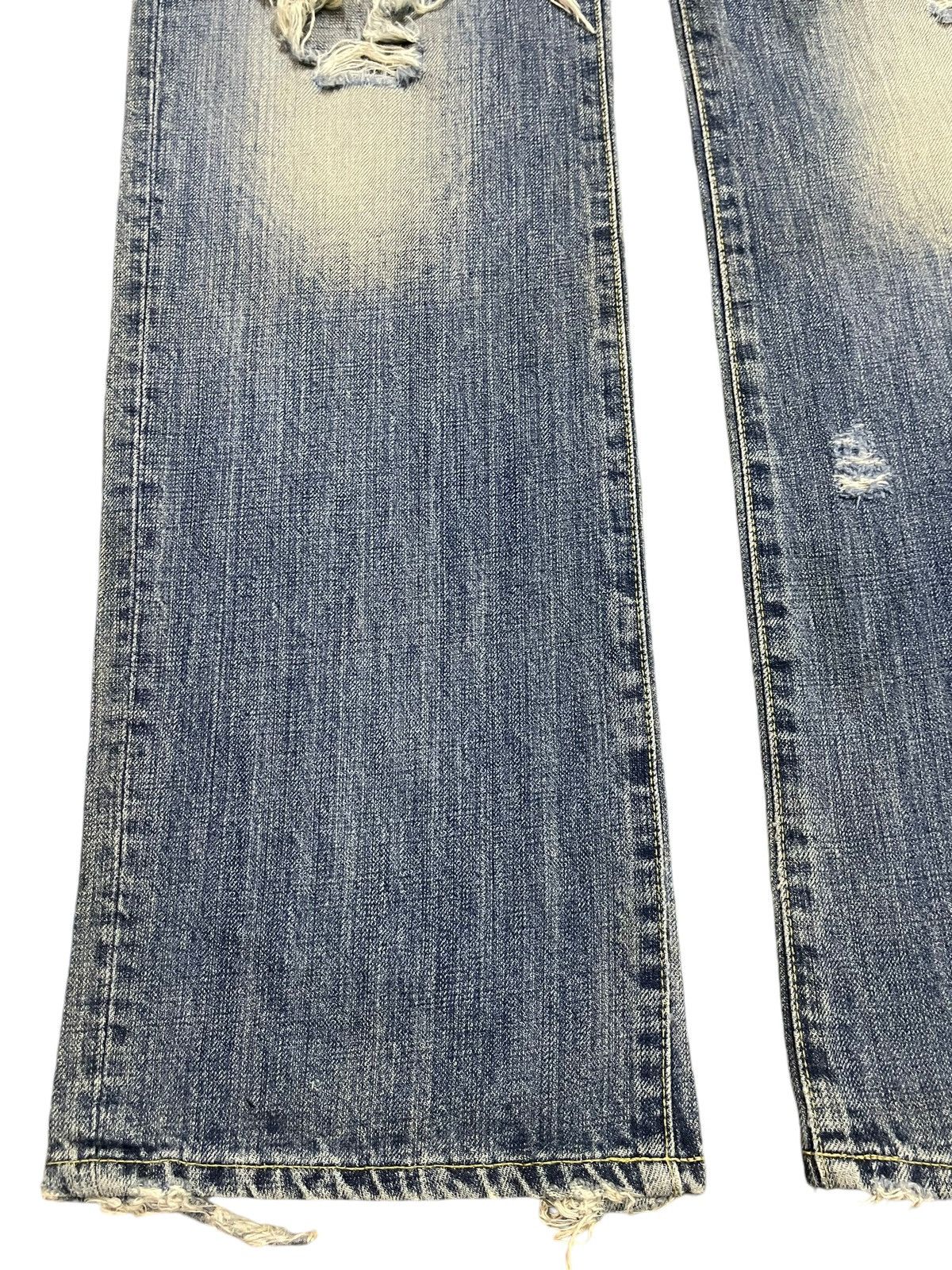 Blue Blue Japan Vintage Japanese Blue Way Bleached Distressed Baggy Jeans Size US 32 / EU 48 - 7 Thumbnail