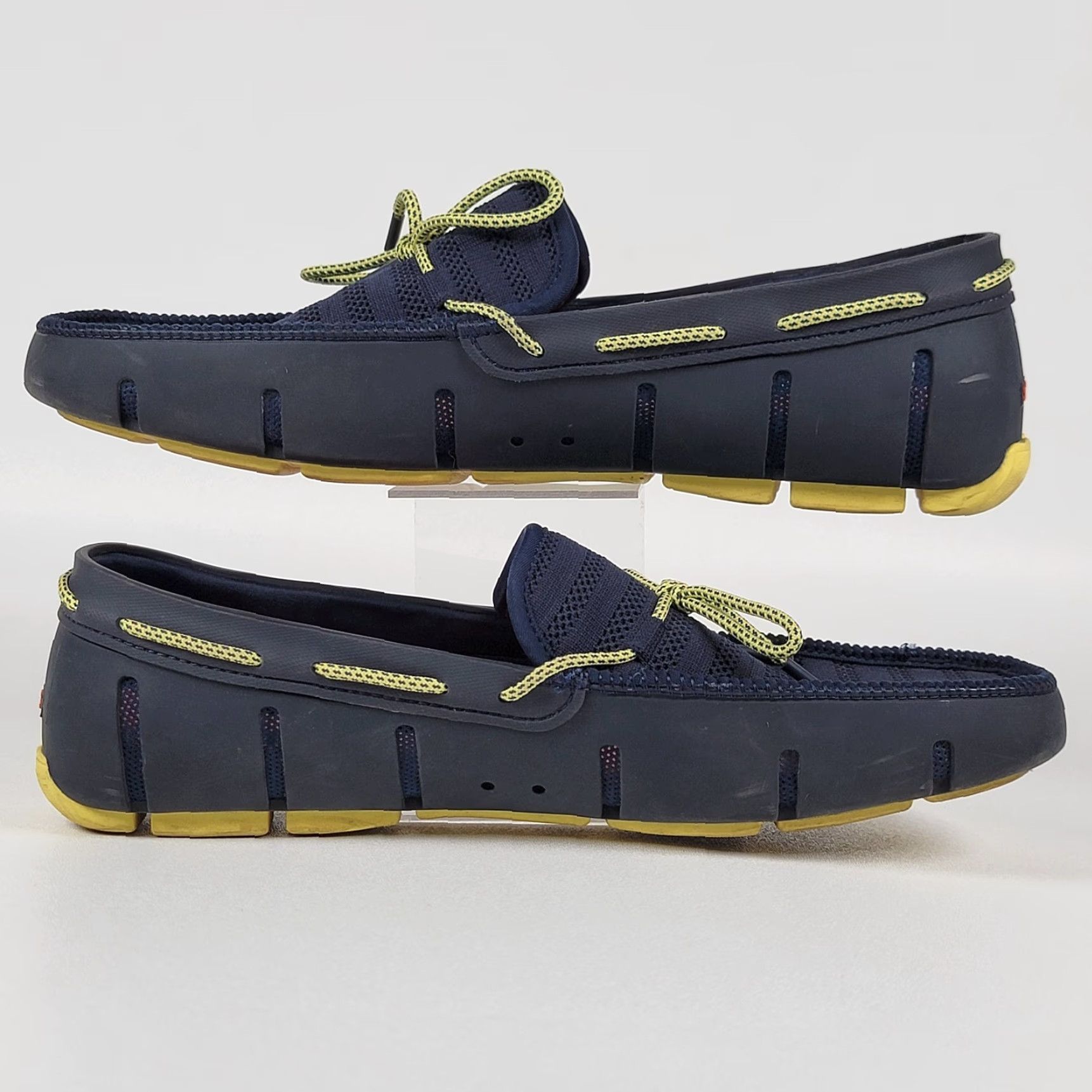 Swims Swims Men's 12M Braided Lace Loafers Navy/Gold Fusion Size US 11 / EU 44 - 5 Thumbnail