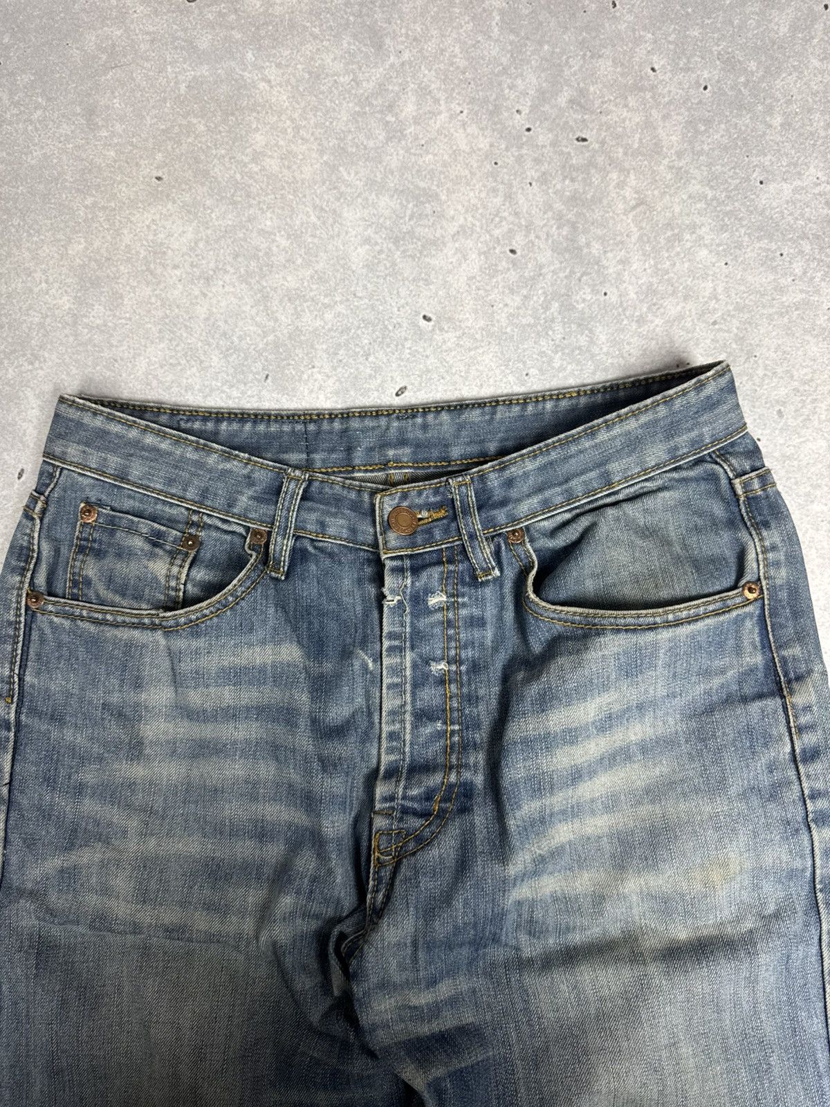 Levi's Vintage Clothing Vintage Levis 501 Made in USA Washed Jeans Size US 32 / EU 48 - 6 Thumbnail