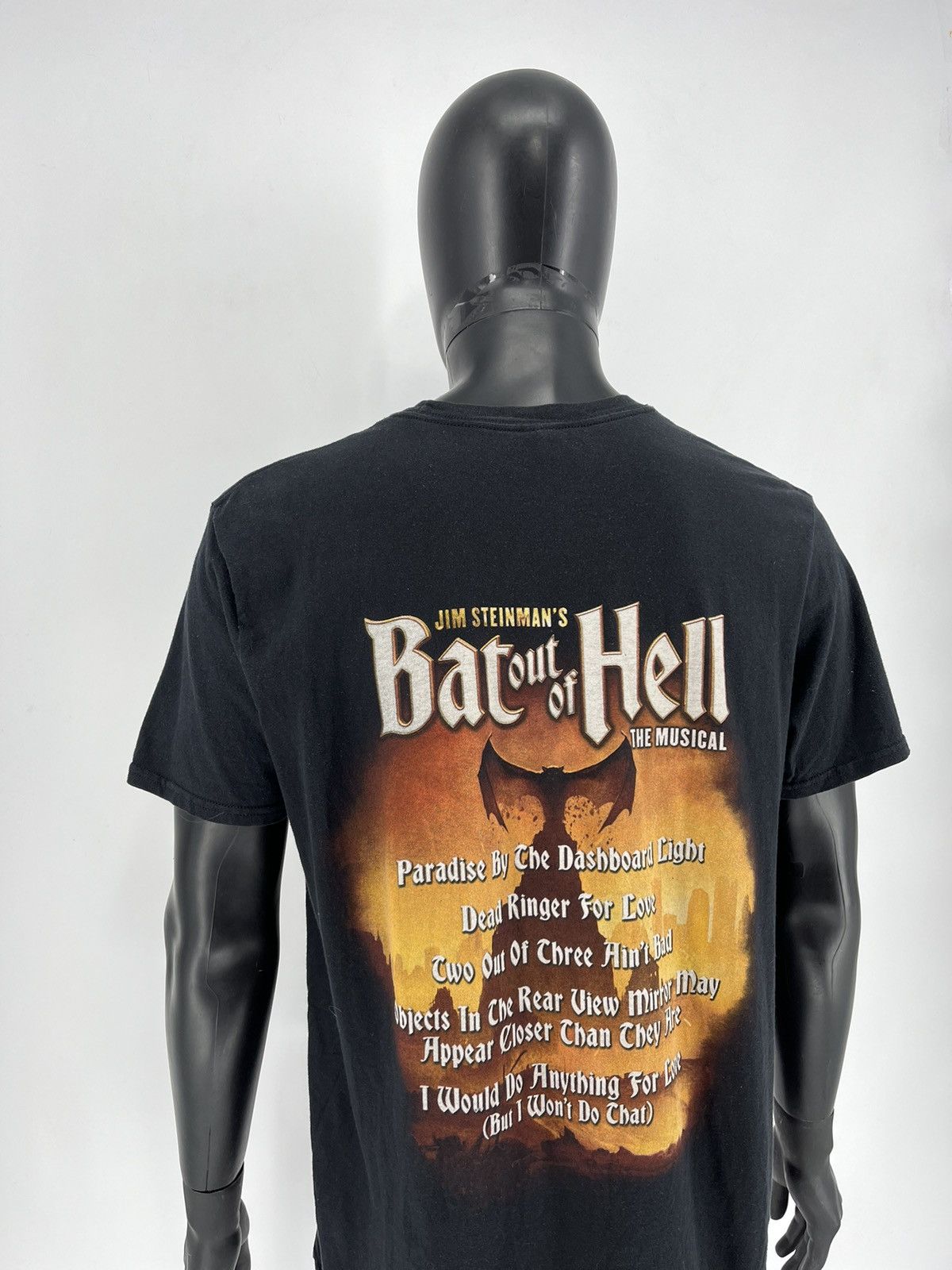 Band Tees Vintage Jim Steinmans Bat Out Of Hell / The Musical / Shirt Size US XL / EU 56 / 4 - 9 Thumbnail