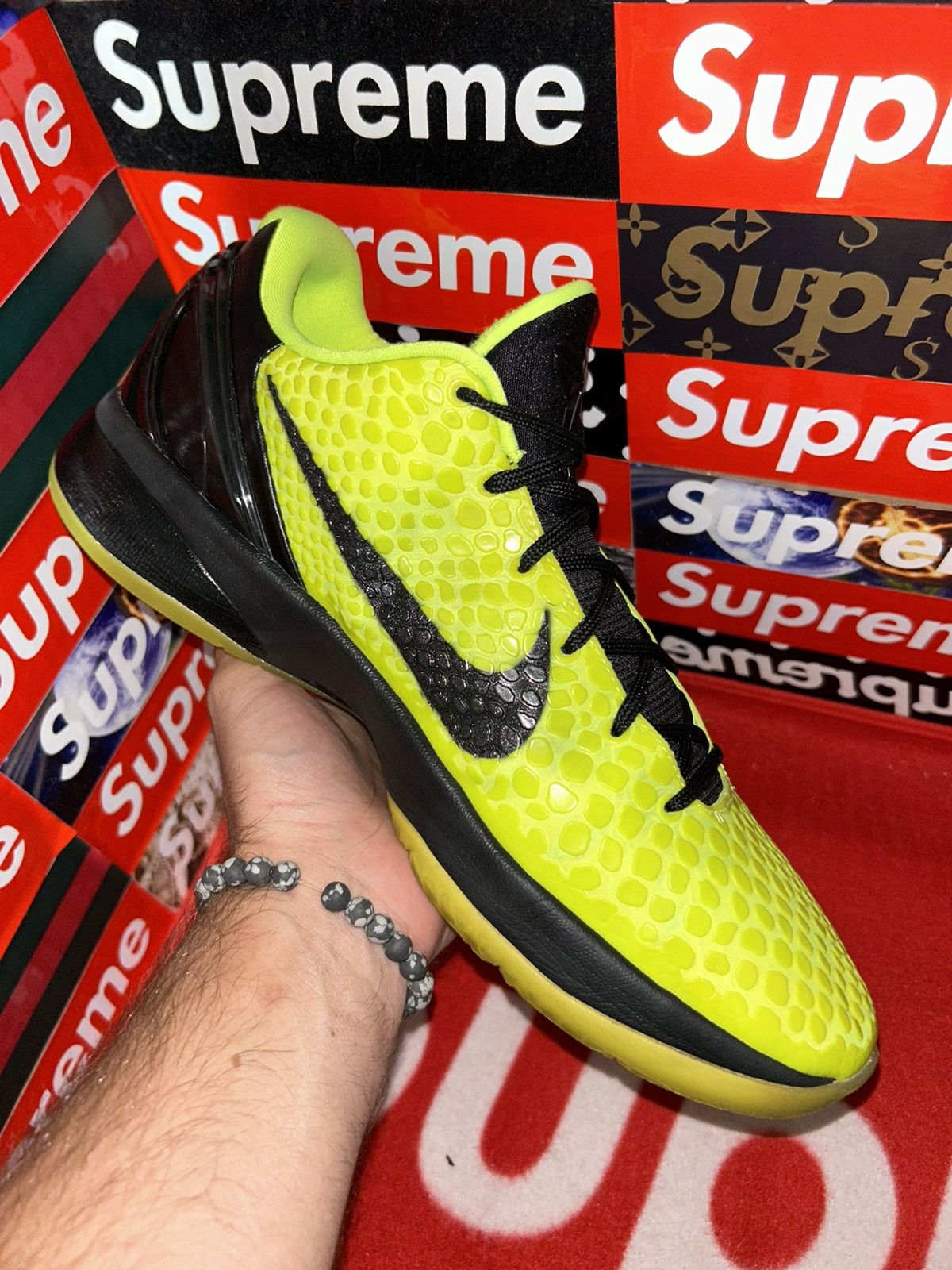 Nike Nike Zoom Kobe 6 VI iD ‘Neon Grinch’ 446897-992 12 nikeID Size US 12 / EU 45 - 8 Thumbnail