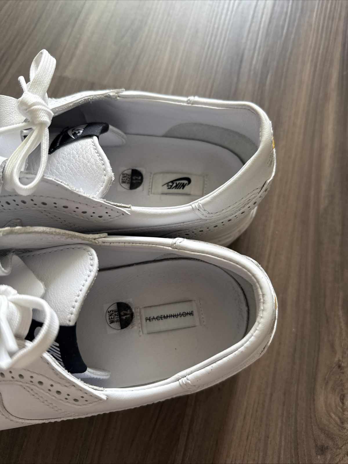 Nike Nike Kwondo 1 G-Dragon PEACEMINUSONE Triple White Size 12 Size US 12 / EU 45 - 5 Thumbnail