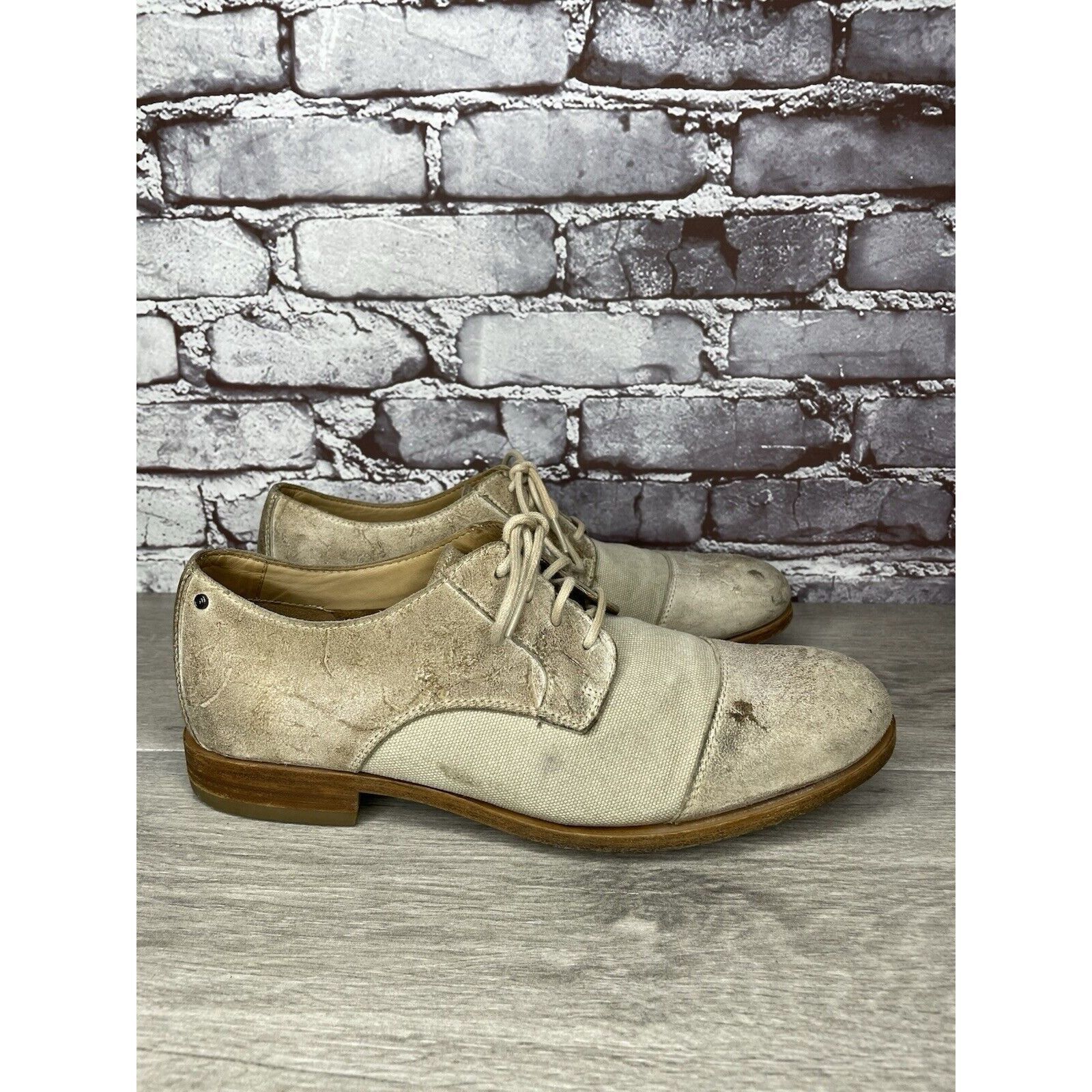 Rockport Rockport Adiprene Light Taupe Leather Cap Toe Oxfords Lace S Size US 8.5 / EU 41-42 - 13 Thumbnail