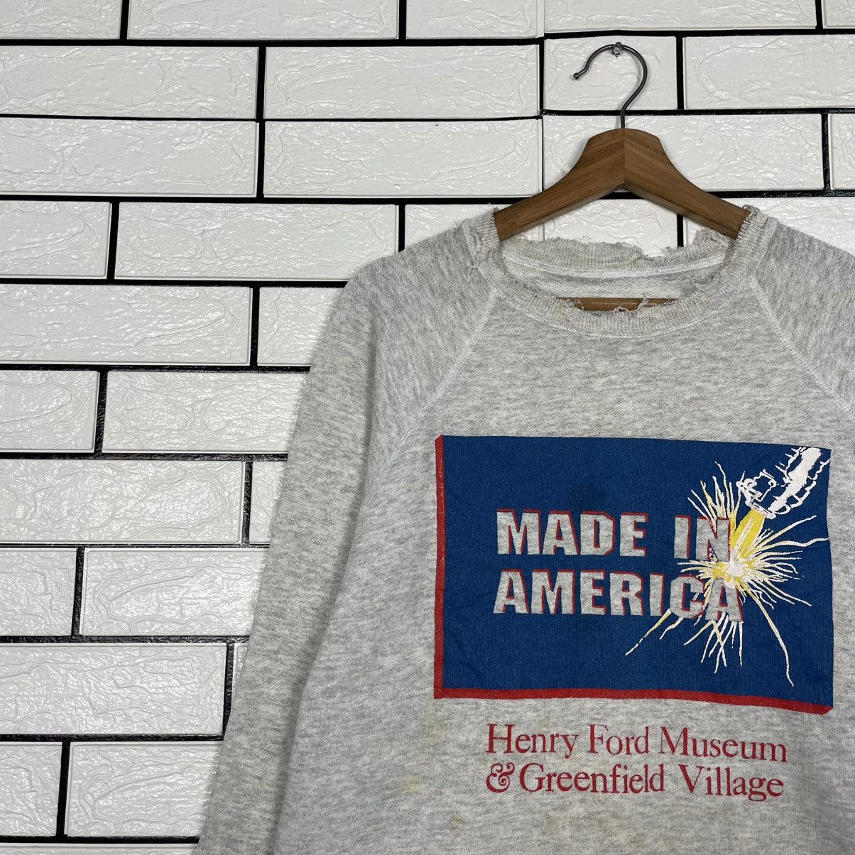 Vintage Vintage Distressed Henry Ford Museum Sweatshirt Size US M / EU 48-50 / 2 - 6 Thumbnail