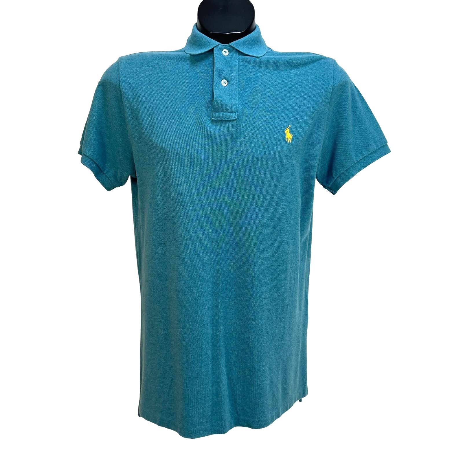 Polo Ralph Lauren Polo Ralph Lauren Polo Shirt Teal Blue Short Sleeves Cotton Size US M / EU 48-50 / 2 - 1 Thumbnail