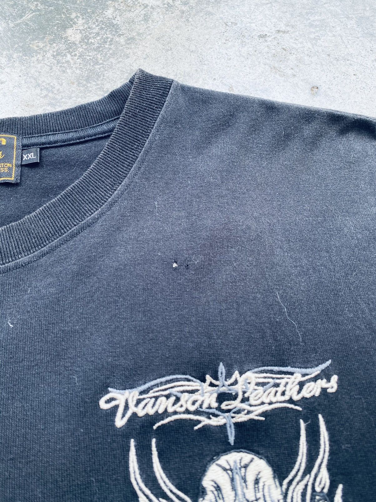 Vanson Leathers Vintage Rare Vanson Leathers Skull Rare Tees Size US XXL / EU 58 / 5 - 8 Thumbnail