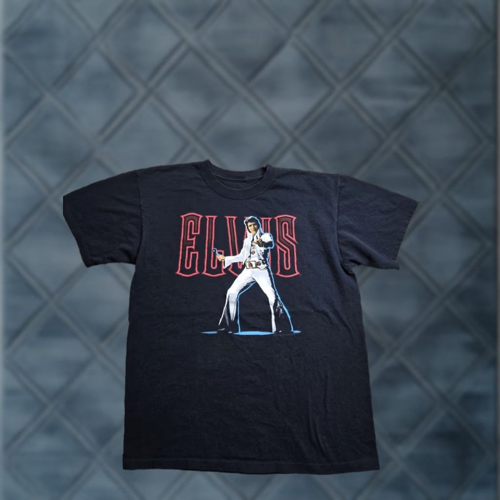 Liquid Blue VINTAGE Liquid Blue Elvis Presley Shirt Graphic Print Size US L / EU 52-54 / 3 - 1 Thumbnail