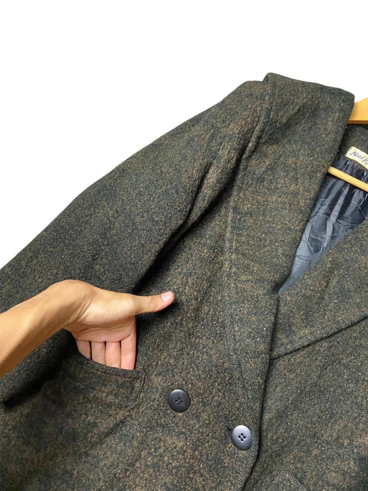 Japanese Brand × Vintage NOEL KAUL Double Breasted Wool Coat (124) Size US S / EU 44-46 / 1 - 4 Thumbnail