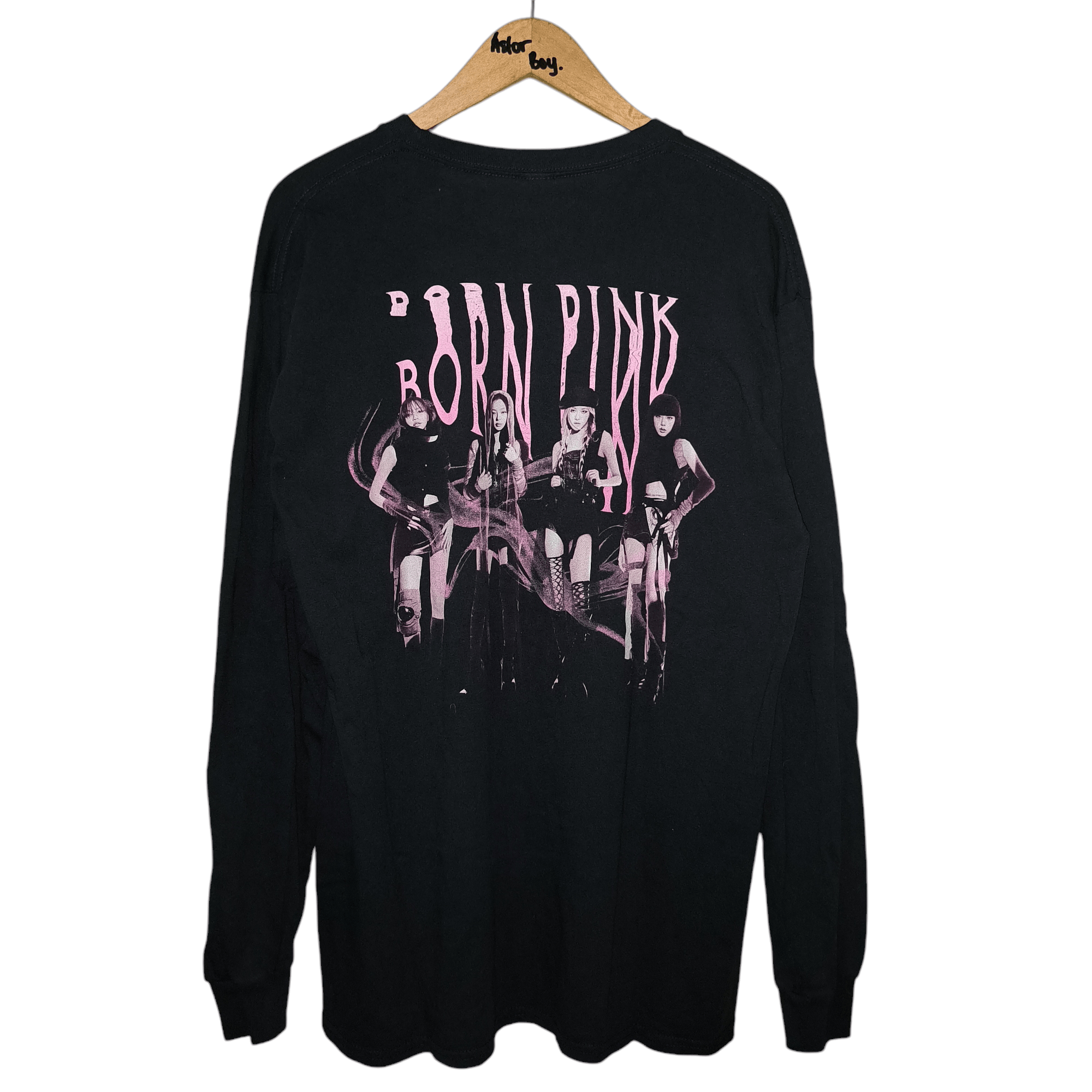 Band Tees × Vintage Official Merch Blackpink Glitchy 2022 Tour Longsleeve Size US L / EU 52-54 / 3 - 3 Thumbnail
