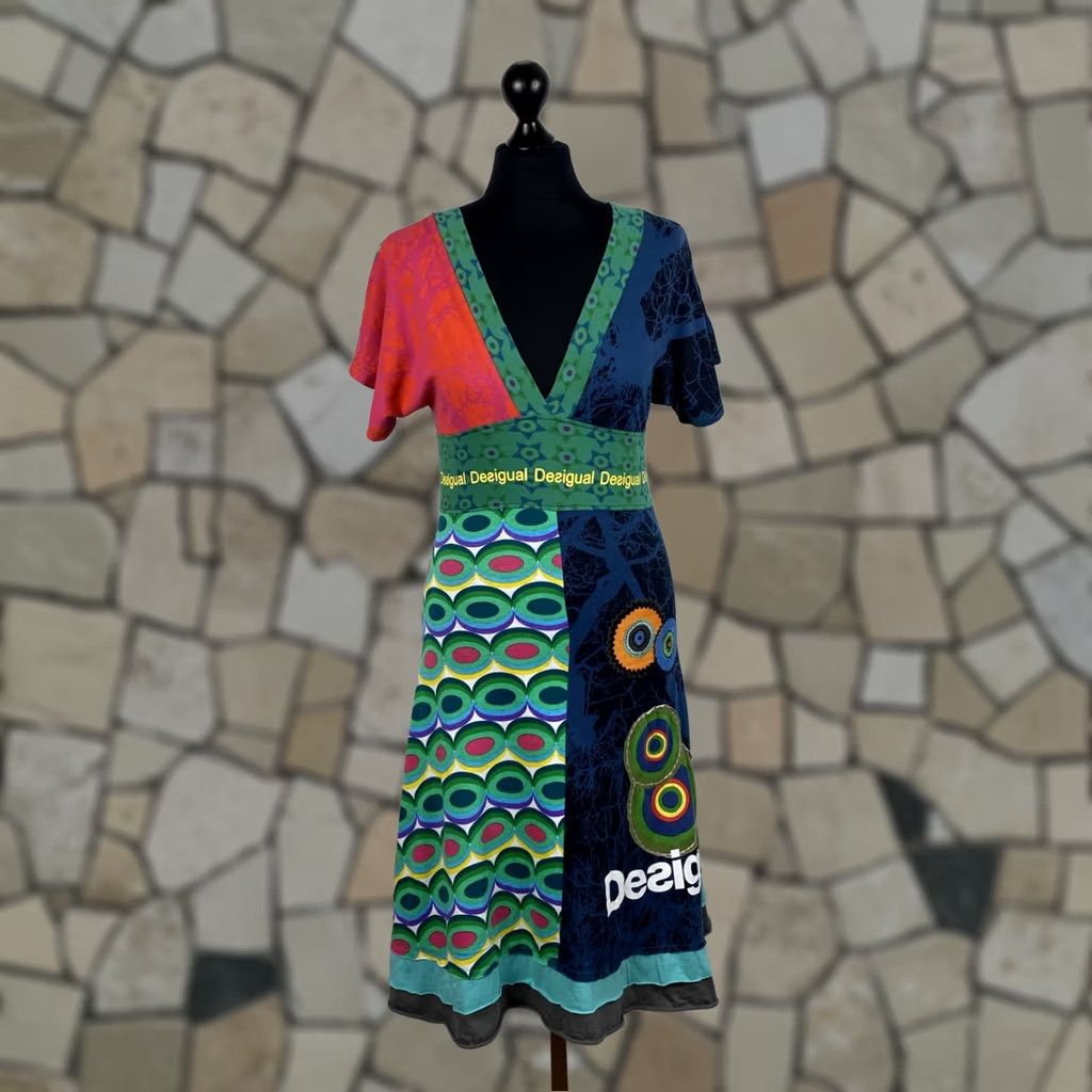 Desigual Desigual womens dress Multicoloured Size M Size M / US 6-8 / IT 42-44 - 1 Thumbnail