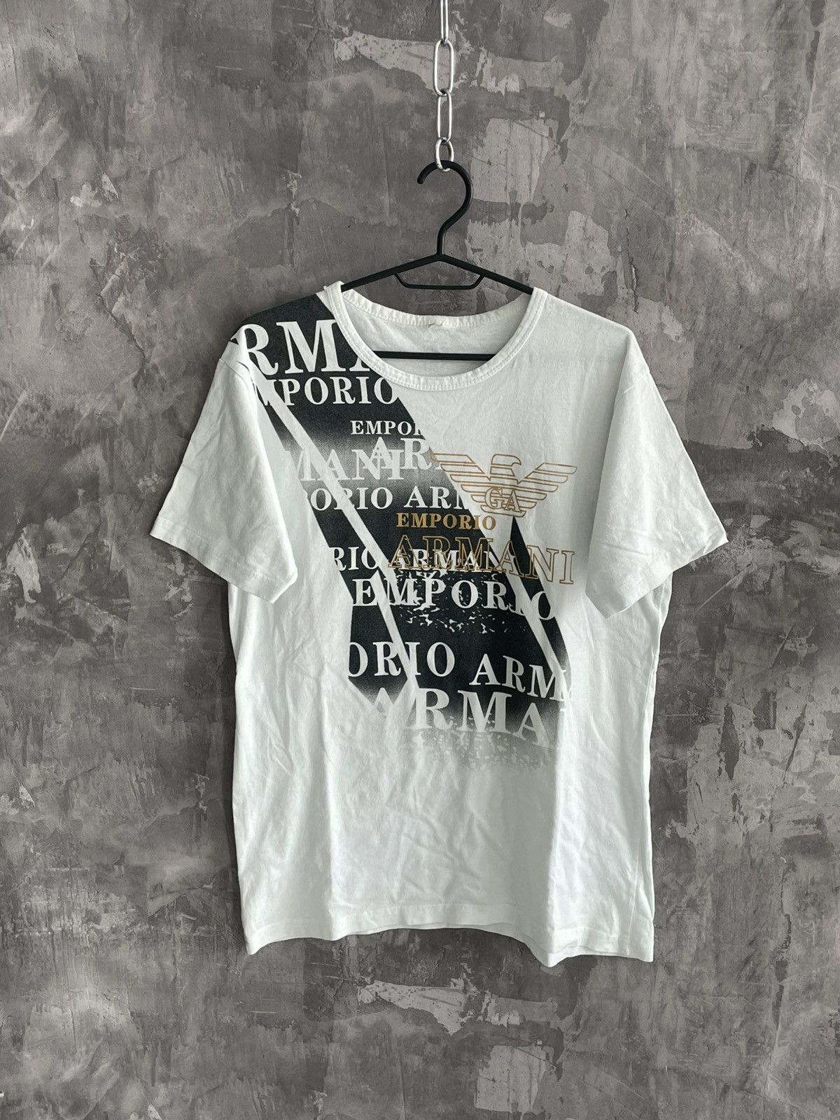Hysteric Glamour × Le Grande Bleu (L.G.B.) Vintage Y2K Hysteric Glamour Style Logo Armani T shirt Size US M / EU 48-50 / 2 - 1 Thumbnail