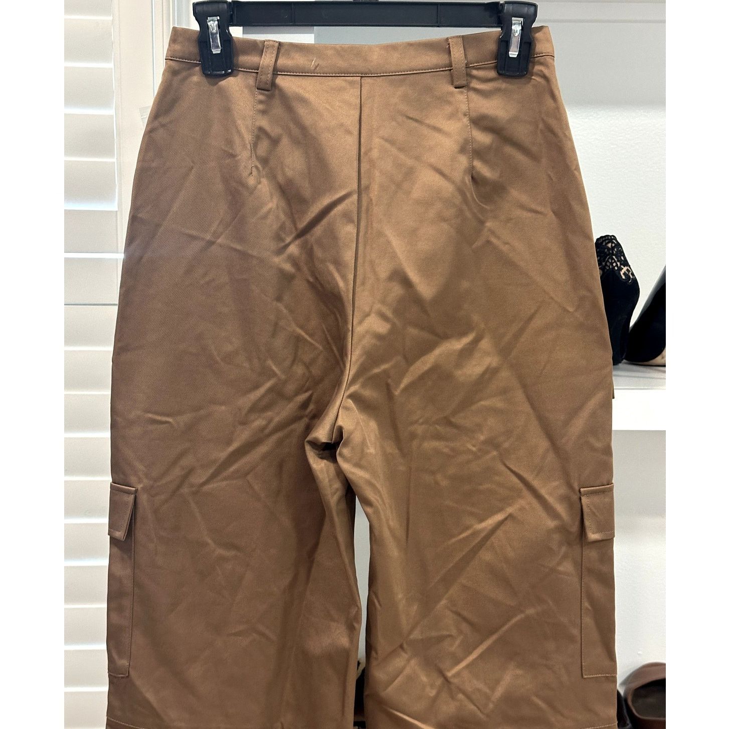 BP. Bp Womens Brown Cargo Pants Side Pockets Straight Fit XS NWT Size 26" / US 2 / IT 38 - 5 Thumbnail