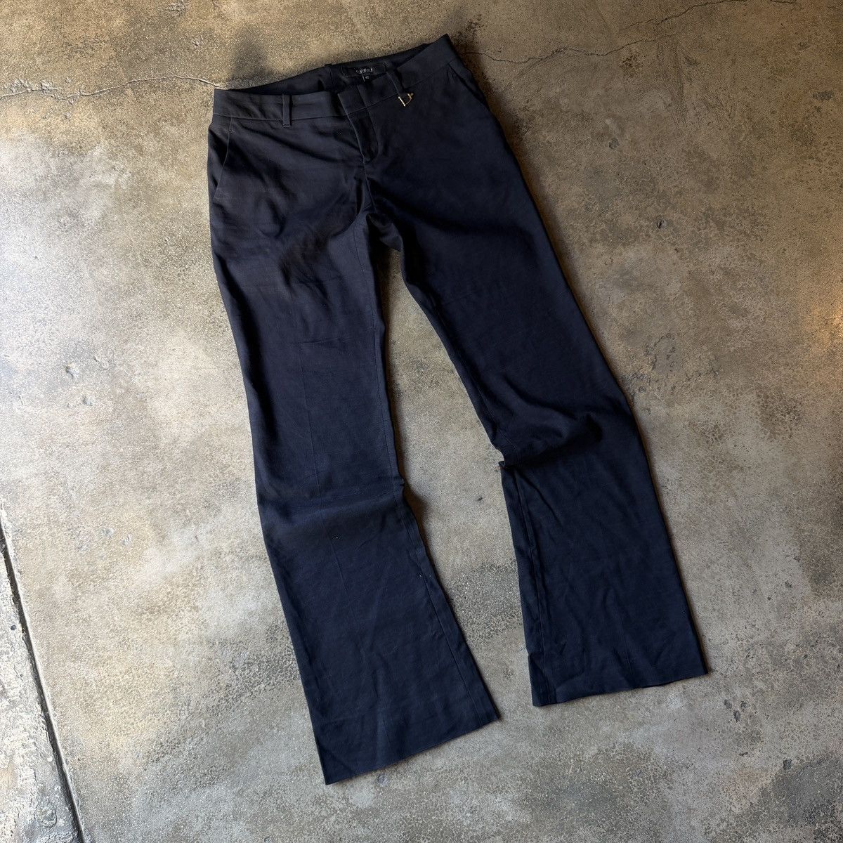 Gucci Gucci Horsebit Flare Trousers by Frida Giannini FW11 Size 28" / US 6 / IT 42 - 13 Thumbnail