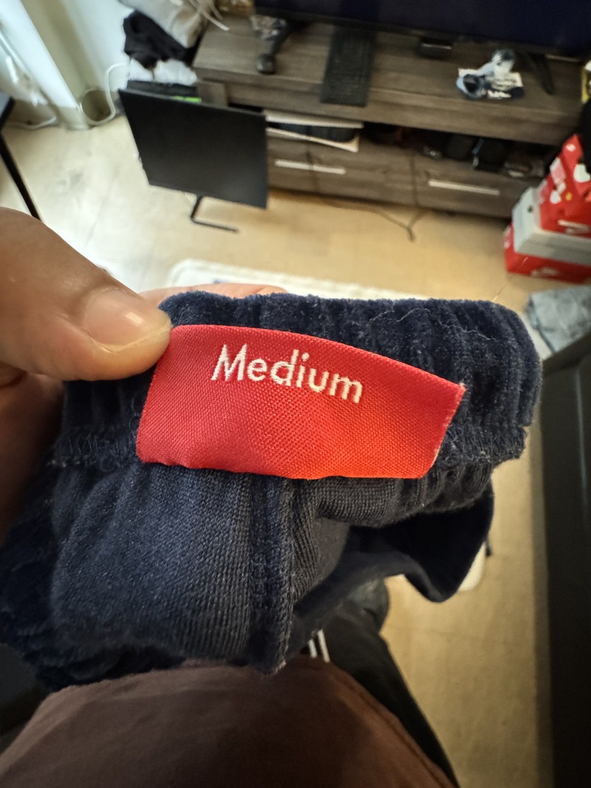 Supreme Supreme Croc Velour Two Piece Set Navy Size US M / EU 48-50 / 2 - 8 Thumbnail