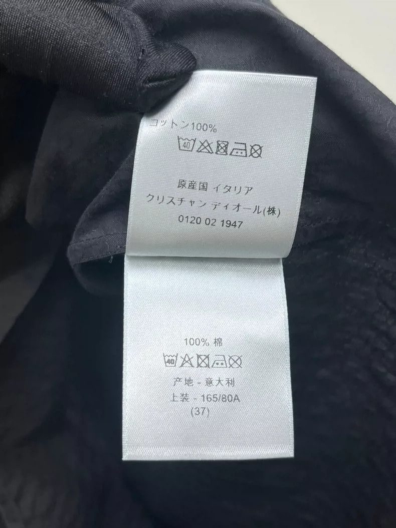 Dior dior logo long sleeve shirt in blue Size US M / EU 48-50 / 2 - 7 Thumbnail