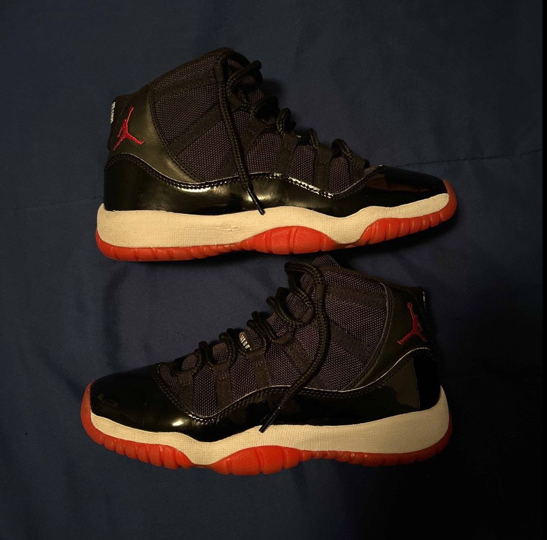 image of 2019 Air Jordan 11 Retro Gs 'bred' 2019 Shoes in Black, Men's (Size 7)