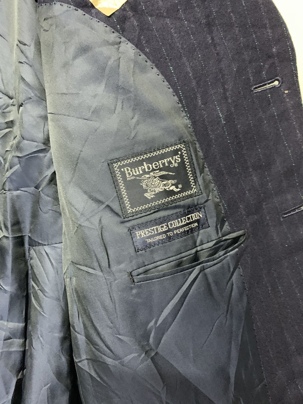 Burberry × Designer × Vintage Vintage 90's Burberry's Wool Blazer Size US M / EU 48-50 / 2 - 5 Thumbnail