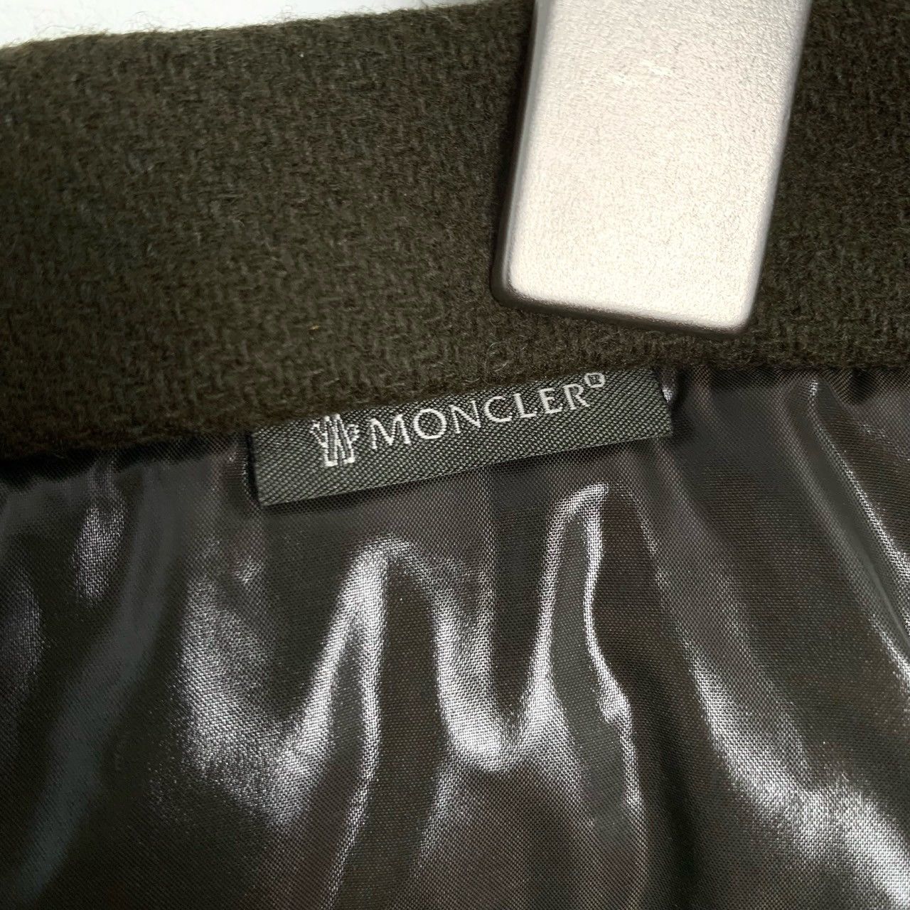 Moncler Moncler Dark Green Down Spliced A-line Mini Skirt K26WX Size 28" / US 6 / IT 42 - 5 Thumbnail