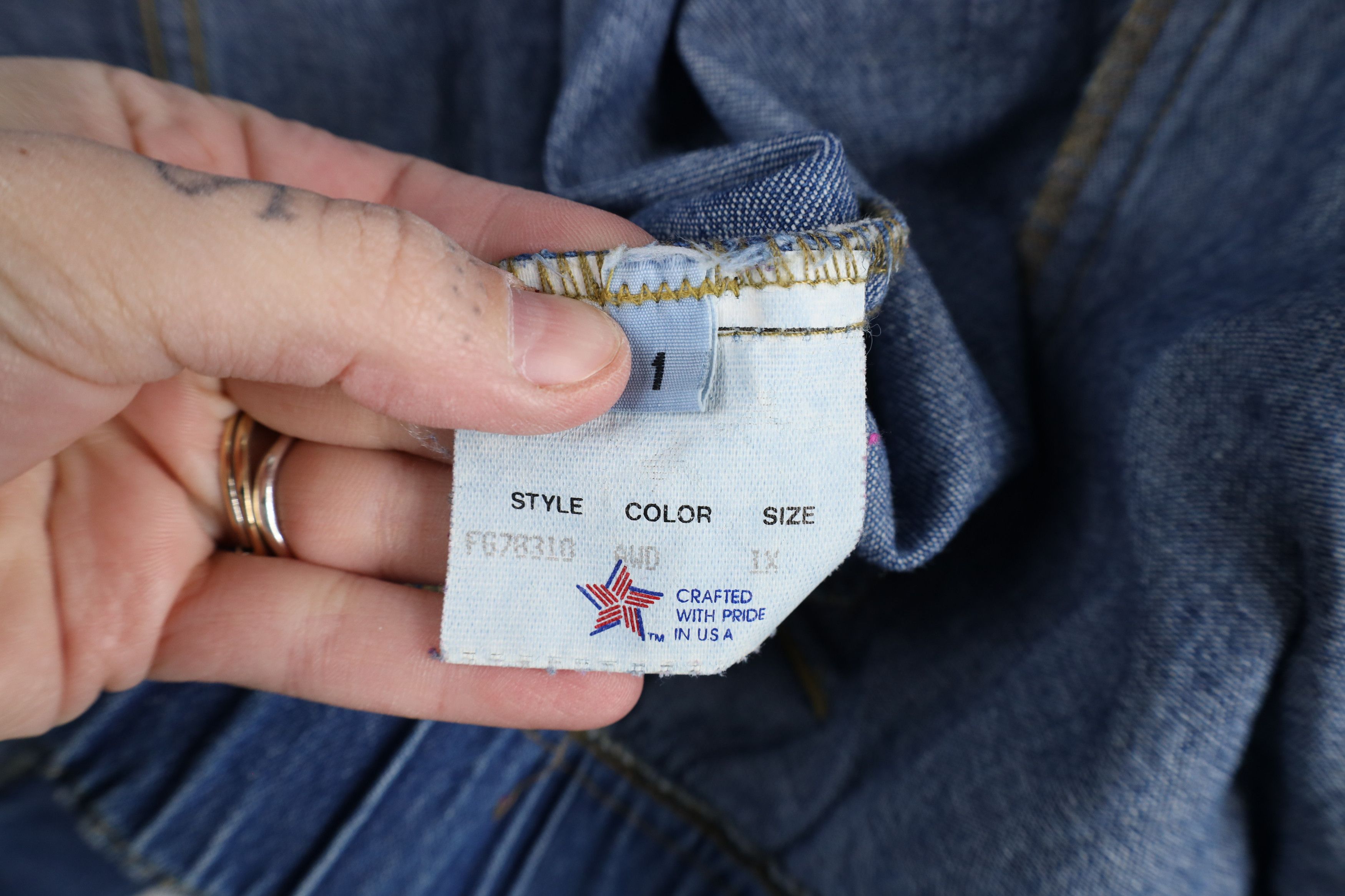 Vintage Vintage 70s Cherokee Denim Jean Bomber Jacket Blue USA Size XL / US 12-14 / IT 48-50 - 8 Thumbnail