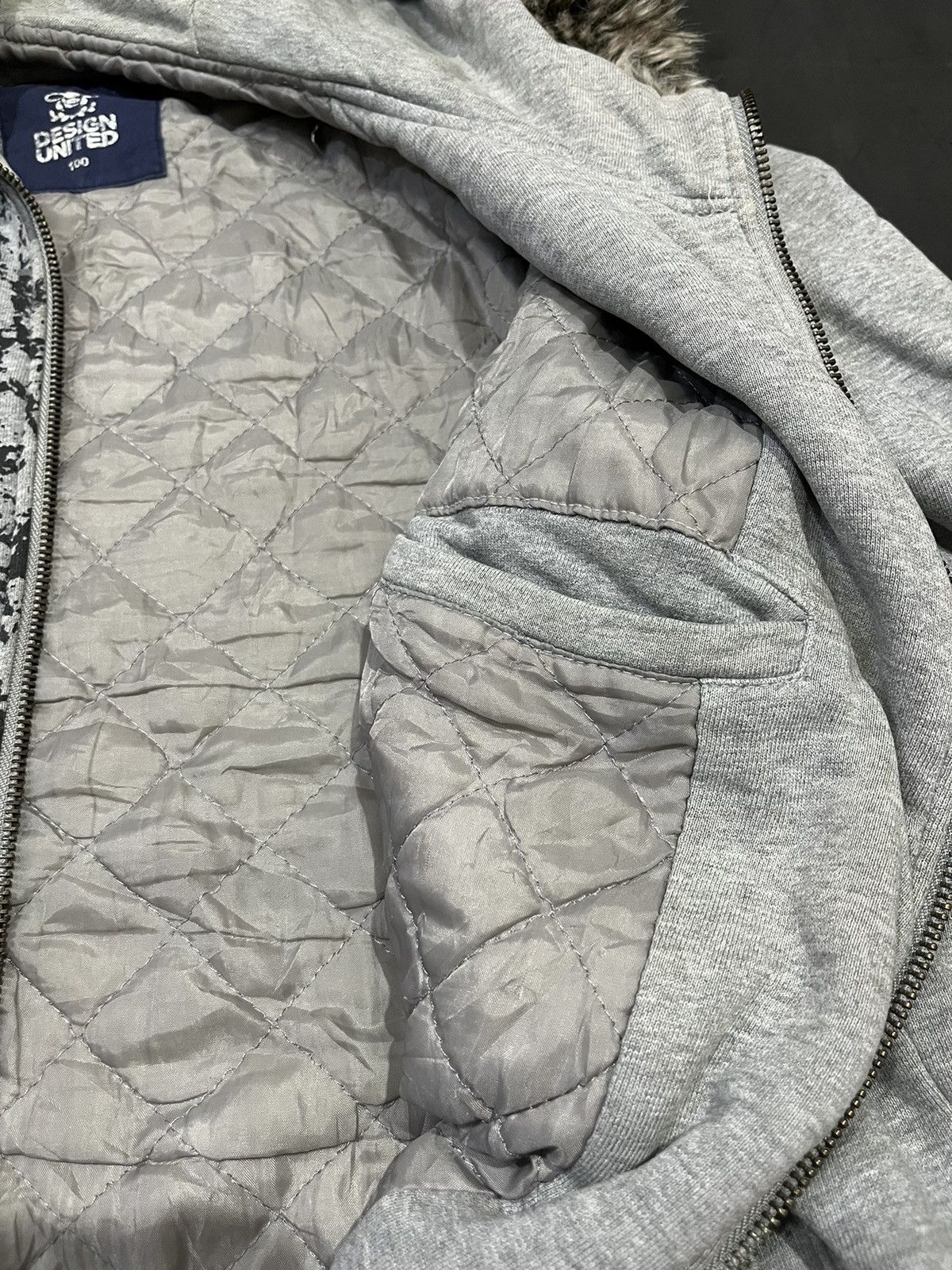 If Six Was Nine × Japanese Brand × Le Grande Bleu (L.G.B.) Design united fur hoodie ifsixwasnine lgb styled Size US L / EU 52-54 / 3 - 7 Thumbnail