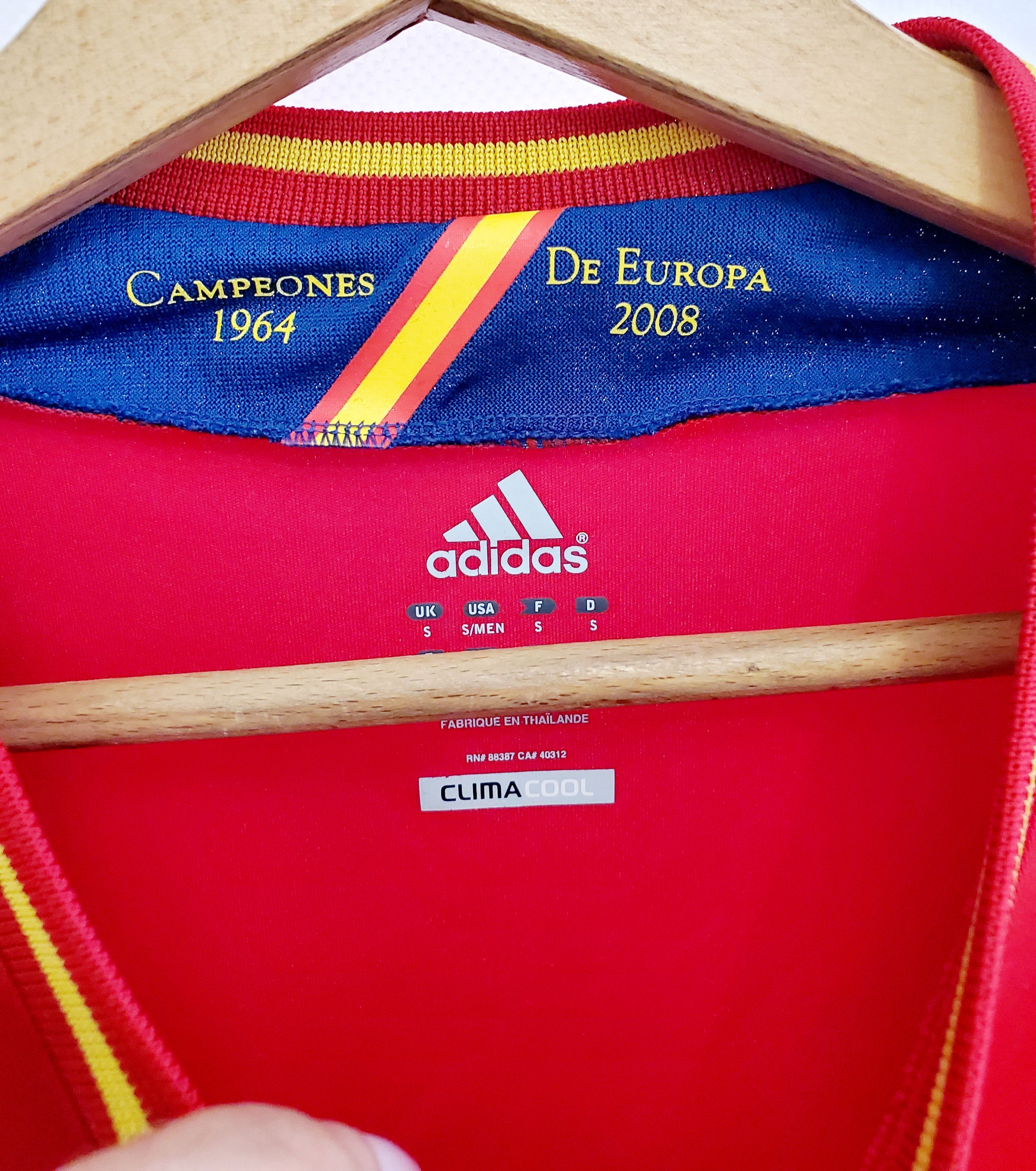 Adidas SPAIN Home 2012 2013 soccer jersey ideal condition size S Size US S / EU 44-46 / 1 - 3 Thumbnail