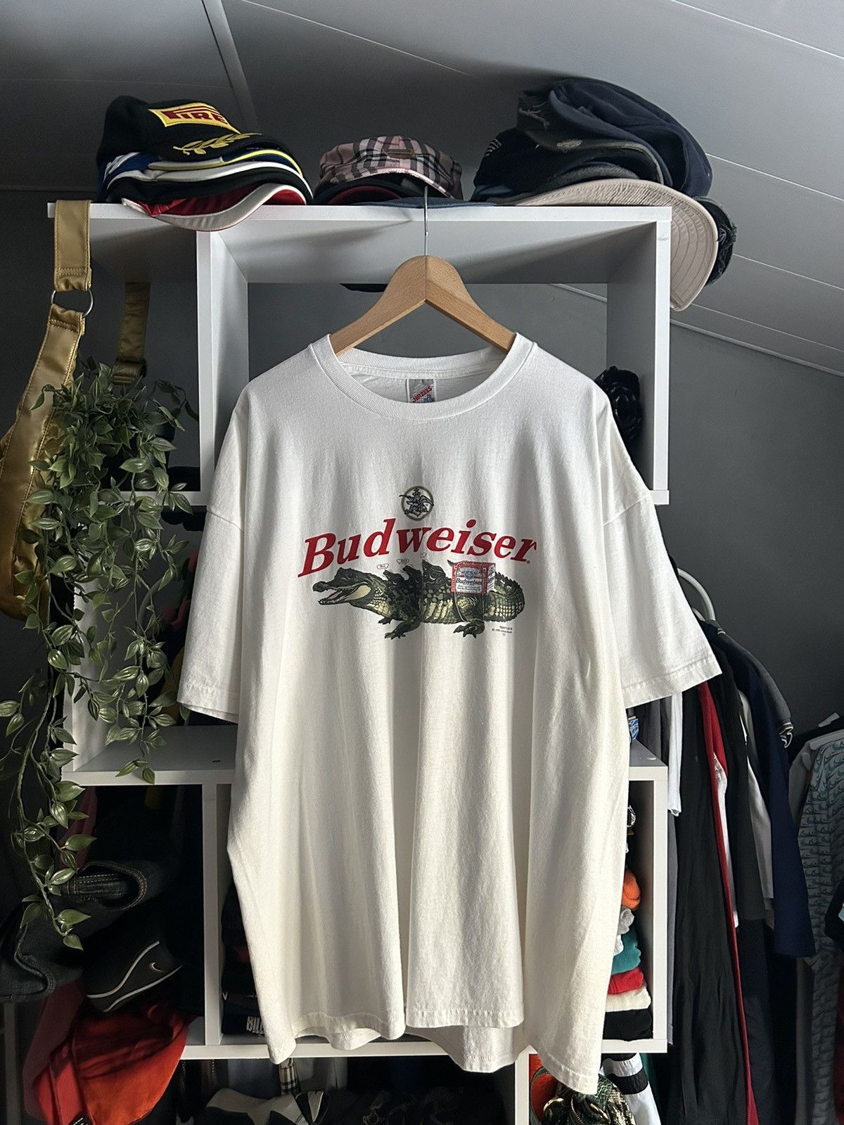Budweiser × Vintage Vintage Budweiser 1996 t shirt Size US XXL / EU 58 / 5 - 1 Thumbnail