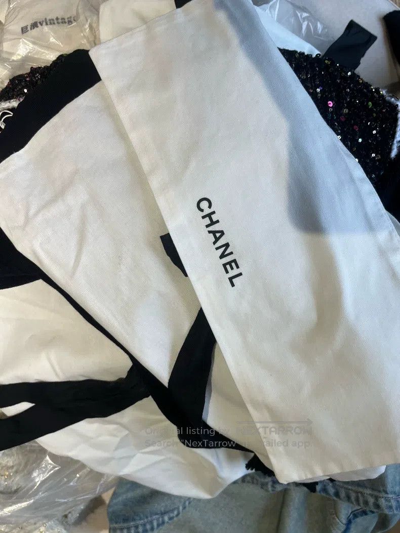 Chanel Chanel 24S black ruffle collar knit sweater Size XXS / US 00 / IT 34 - 9 Thumbnail