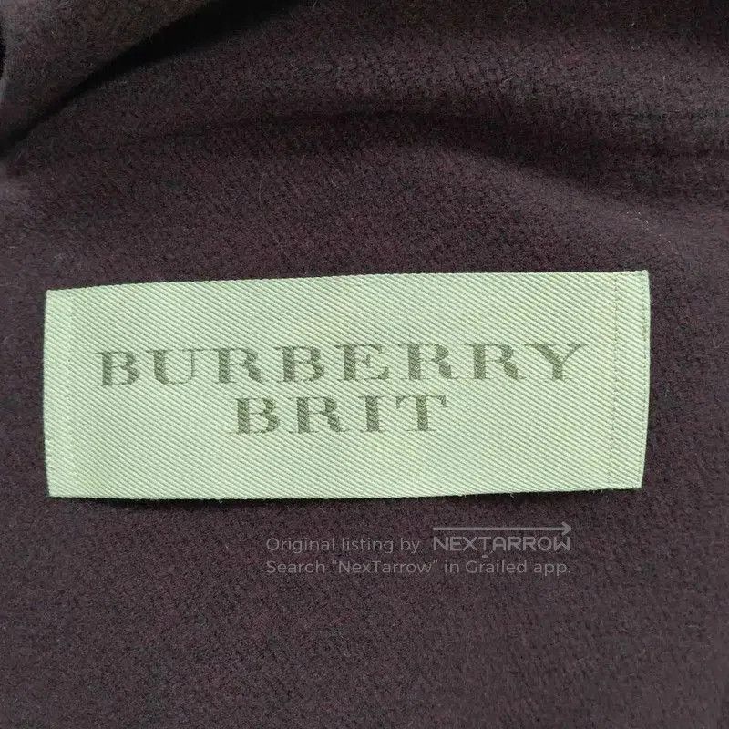 Burberry Burberry Wine Red Wool Long Coat for Women. Size S / US 4 / IT 40 - 3 Thumbnail