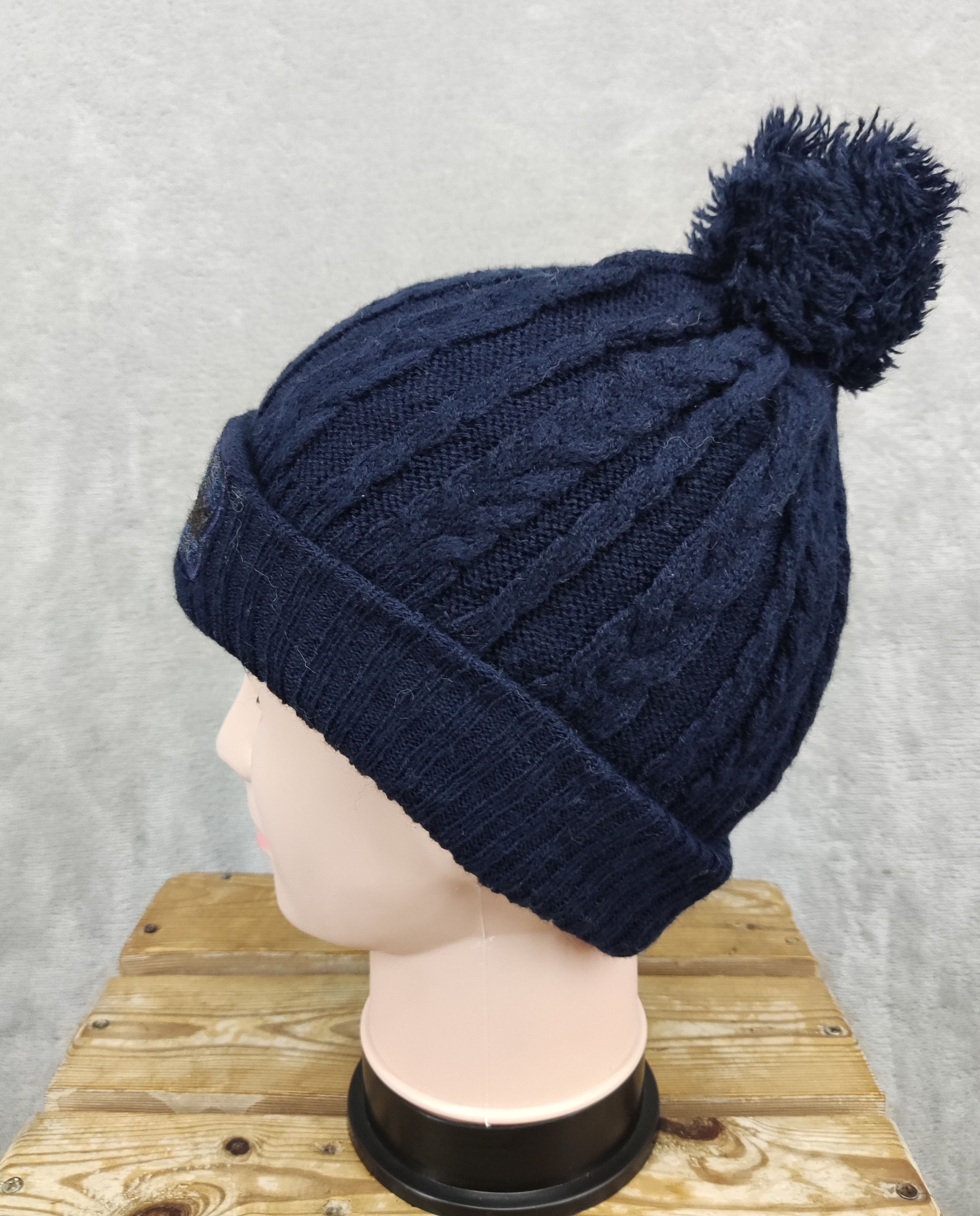 Harris Tweed × Vintage Vintage Harris Tweed Beanie Hat Size ONE SIZE - 4 Thumbnail