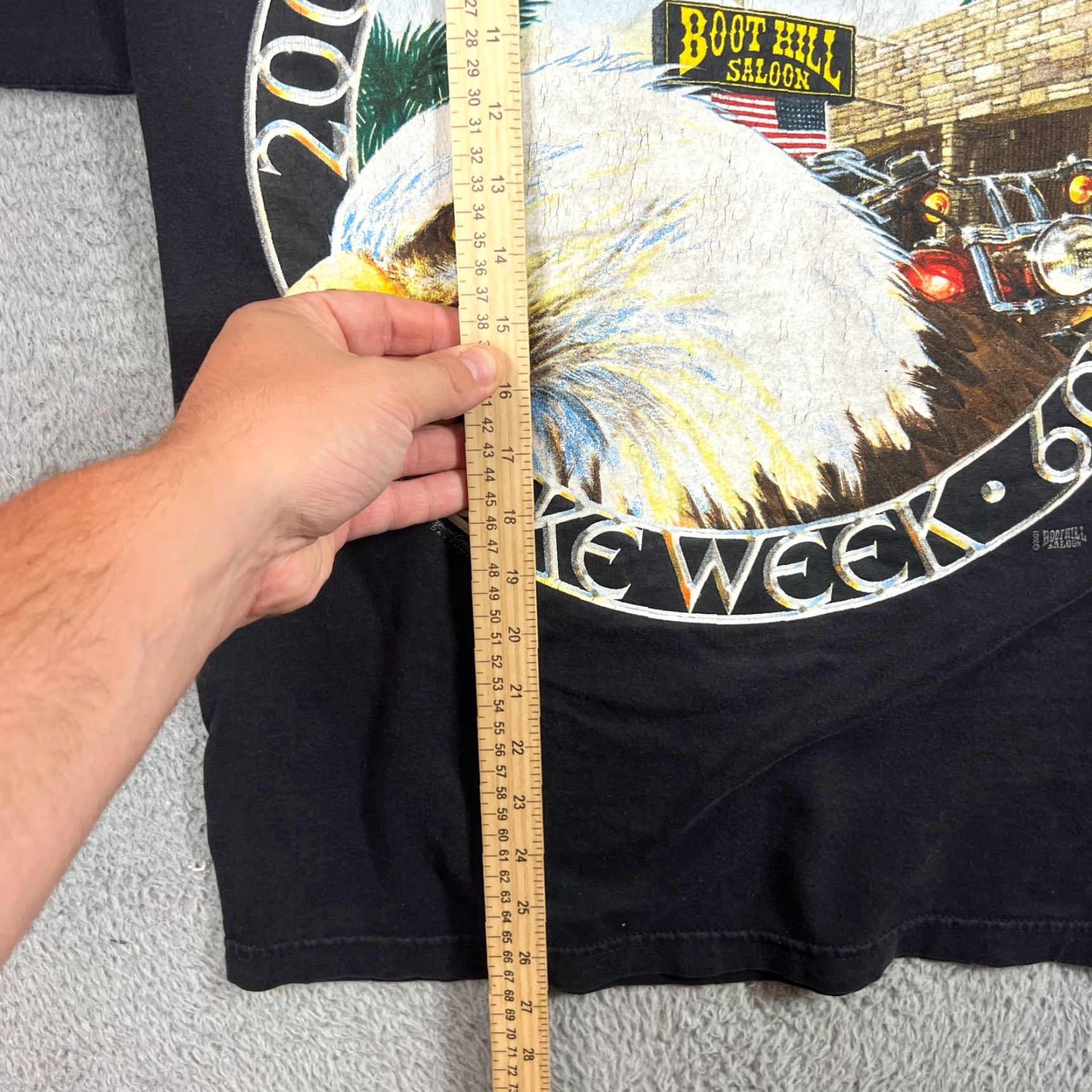 Vintage VINTAGE Murina Biker T-Shirt Men Medium Gray 2000s Motorcycle Eagle USA Saloon Size US M / EU 48-50 / 2 - 6 Thumbnail