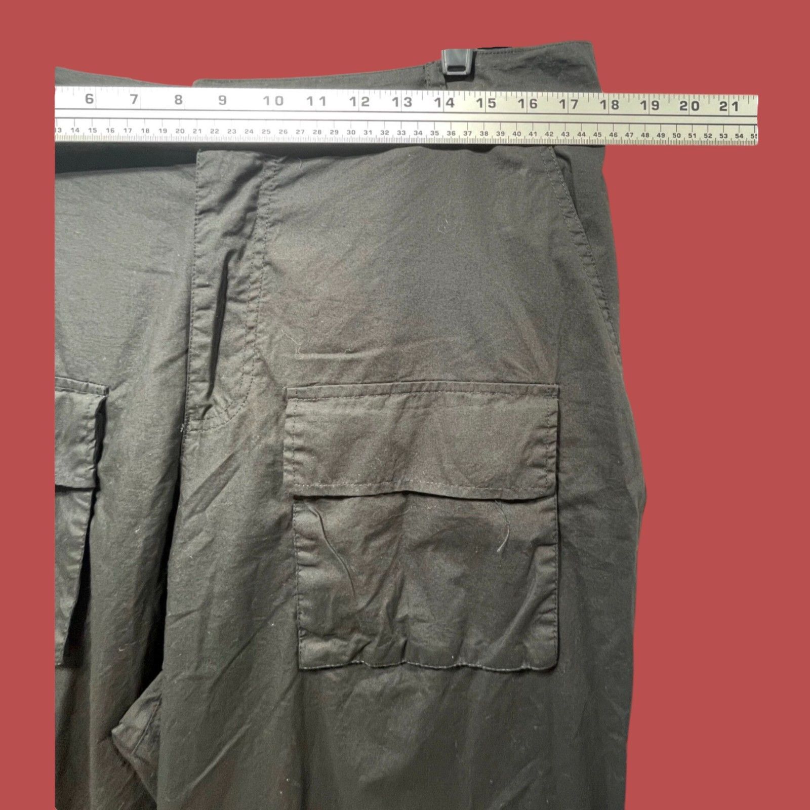 Other Rue + - Women's Cozy Cargo Jogger Pants With Multi Pockets - Size 36" / US 14 / IT 50 - 3 Thumbnail