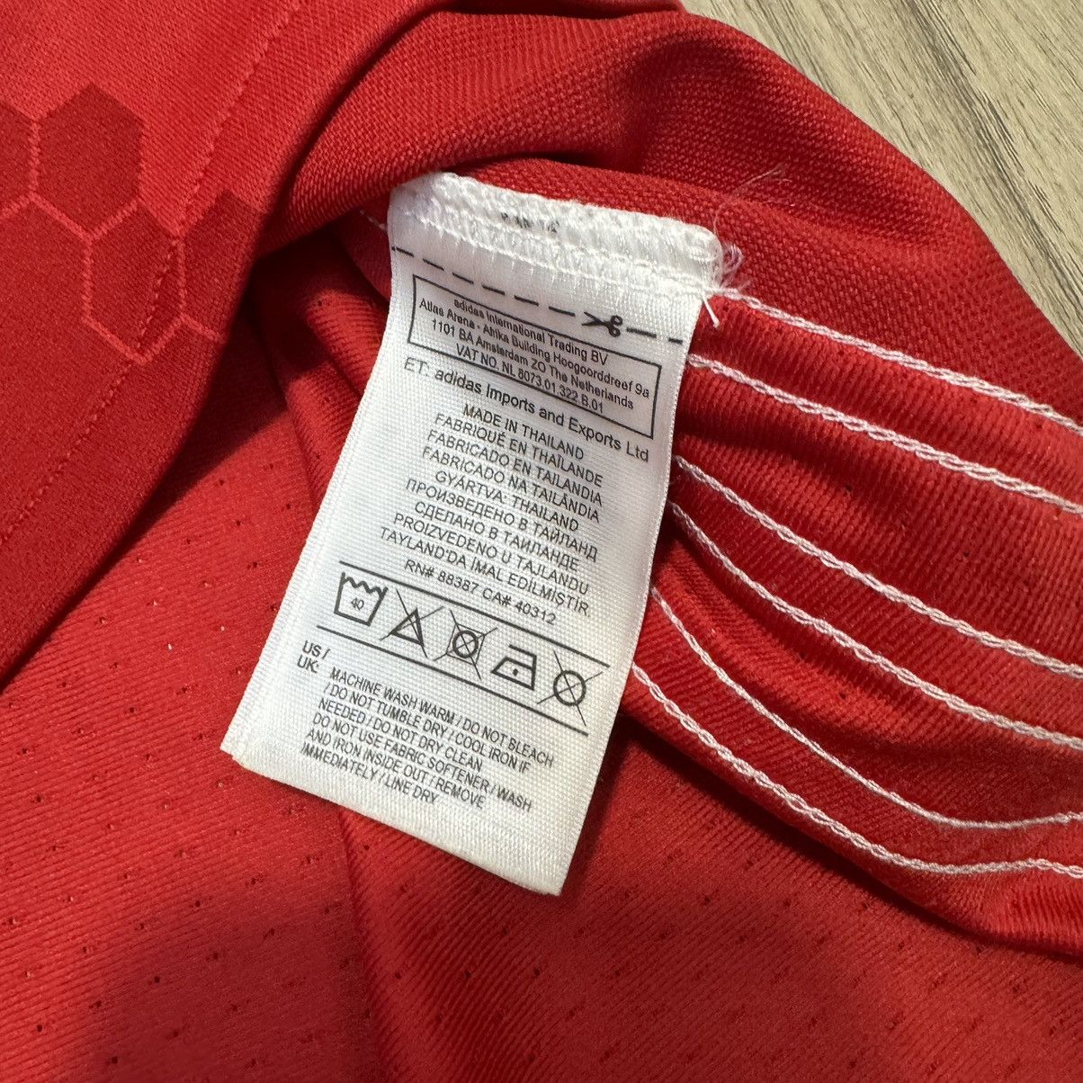 Adidas Manchestee united 2017 EFL cup player issue #9 Ibrahimovic Size US S / EU 44-46 / 1 - 8 Thumbnail
