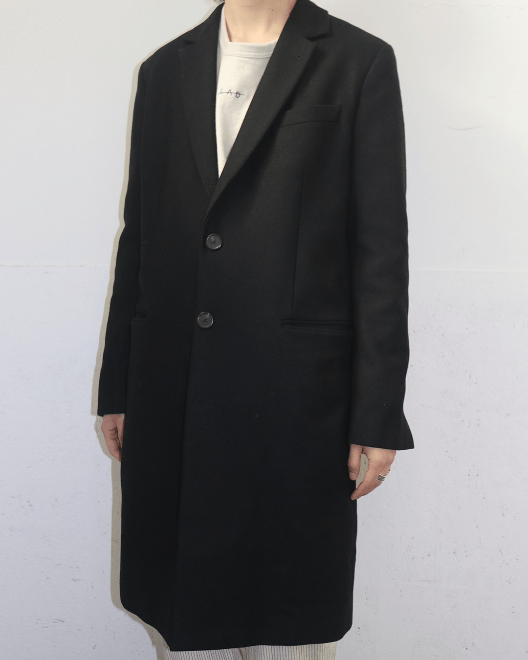 AMI AMI AW15 Single-Breasted Tuskania Wool Coat Size US M / EU 48-50 / 2 - 4 Thumbnail