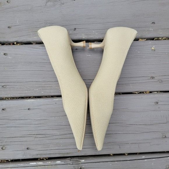 Other The Vivaia Stella Pointed Toe Nude Beige Everyday Comfort Ki Size US 10.5 / IT 40.5 - 4 Thumbnail