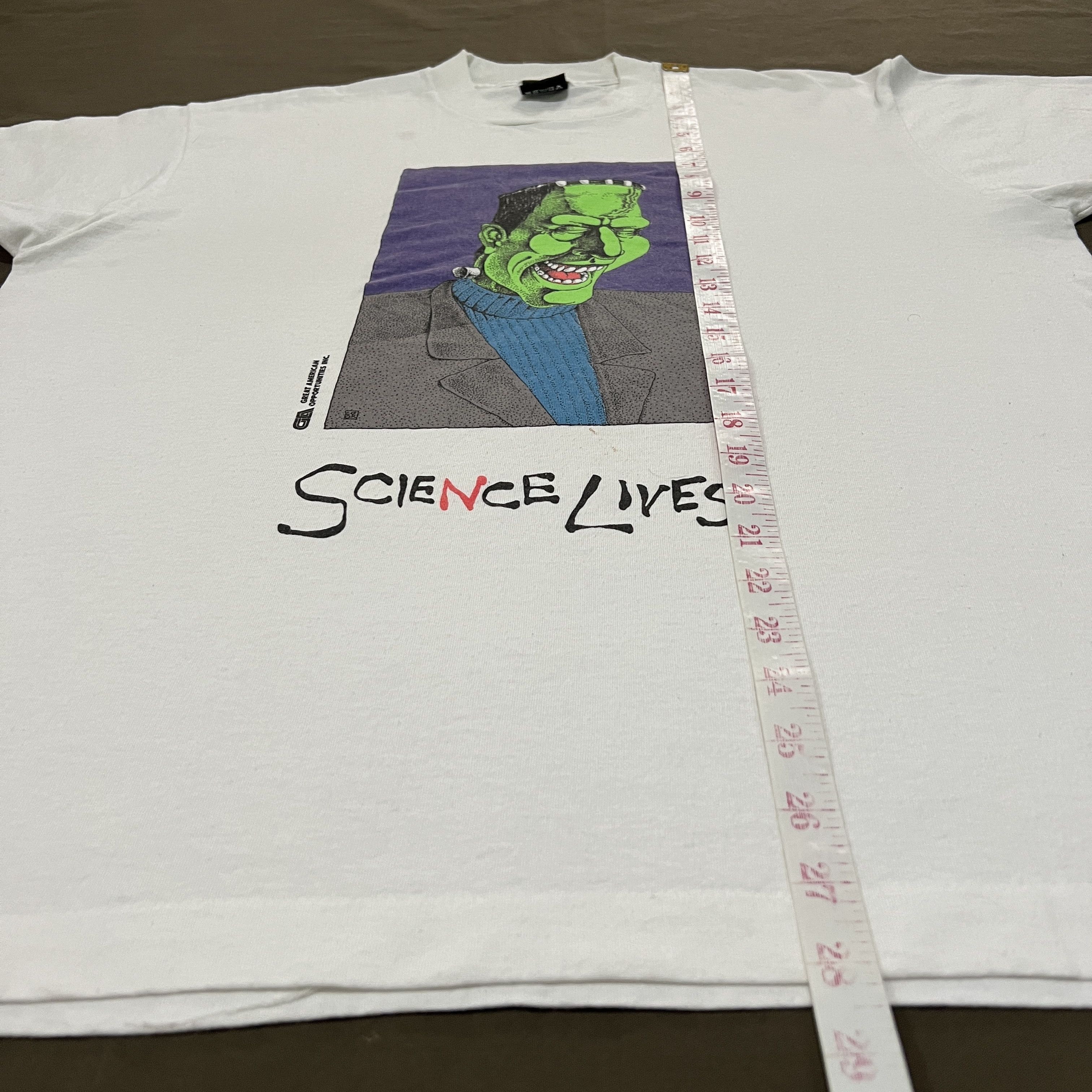 Expert Horror Very Rare Vintage 90s Frankenstein comic Promo Tee XL Size US XL / EU 56 / 4 - 12 Thumbnail
