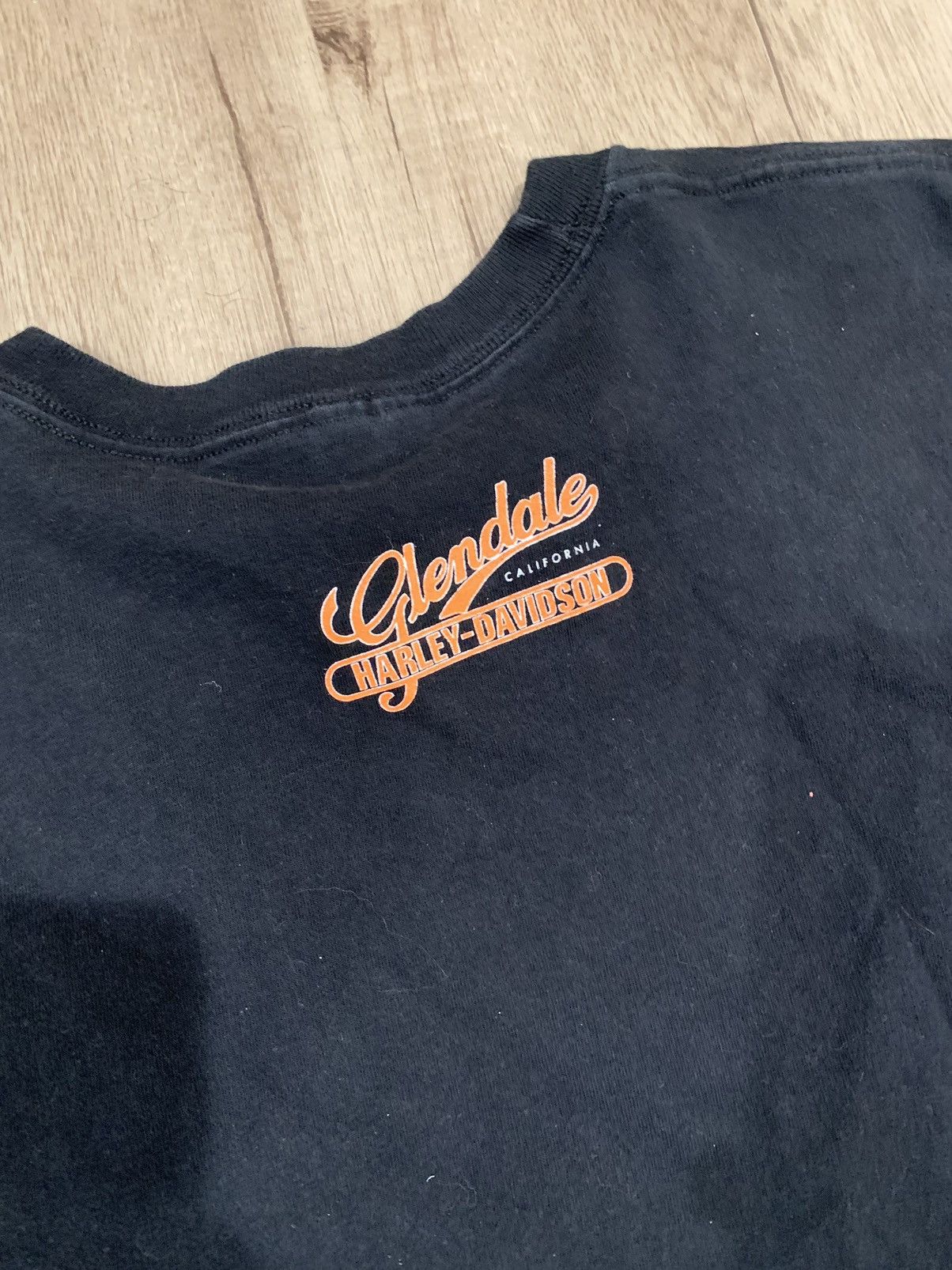 Harley Davidson 2003 Vintage Harley Davidson Glendale California Tee Size US XL / EU 56 / 4 - 6 Thumbnail