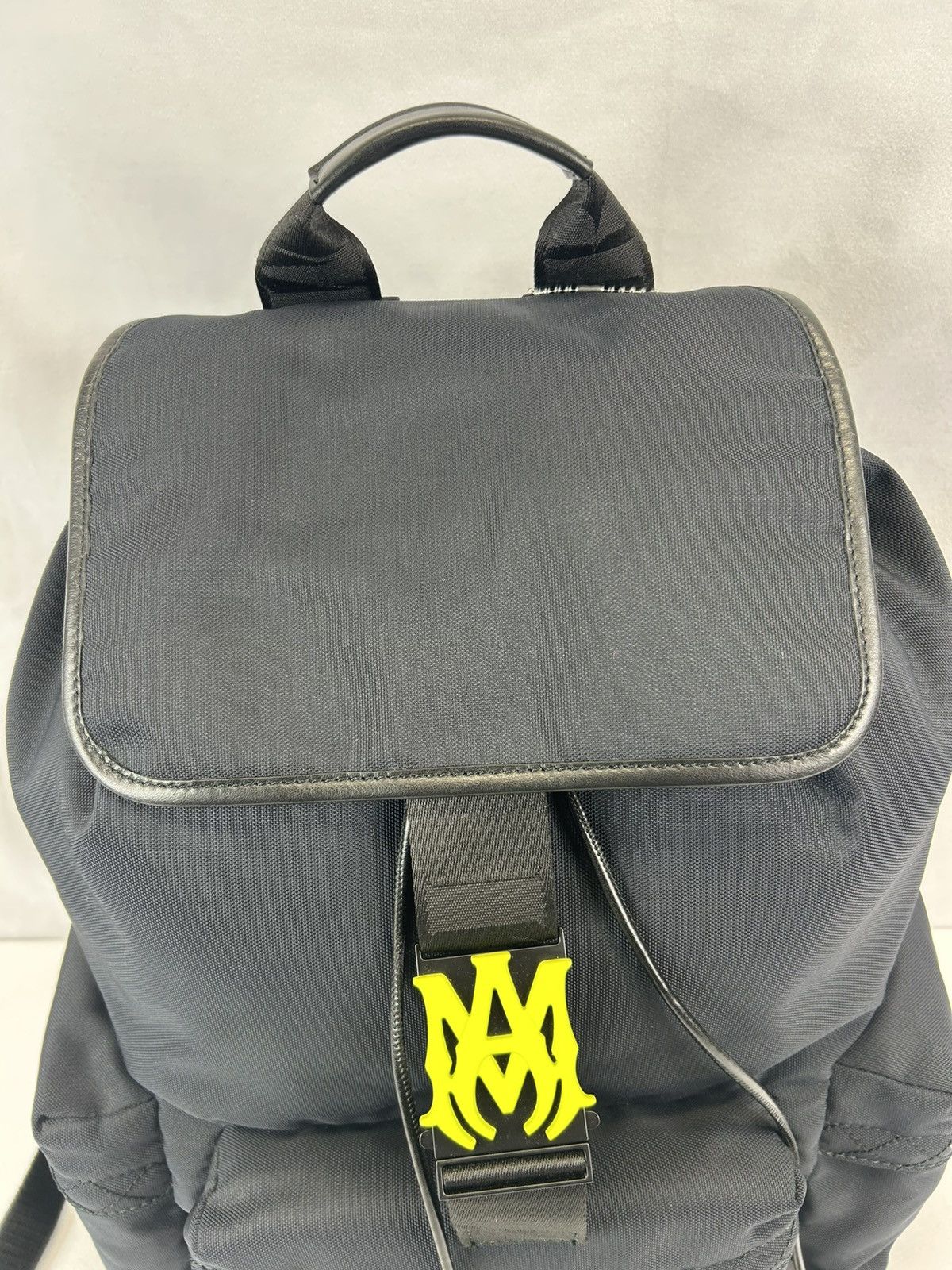 Amiri Amiri Men's Ruckasack Nylon Logo Drawstring Backpack Size ONE SIZE - 3 Thumbnail