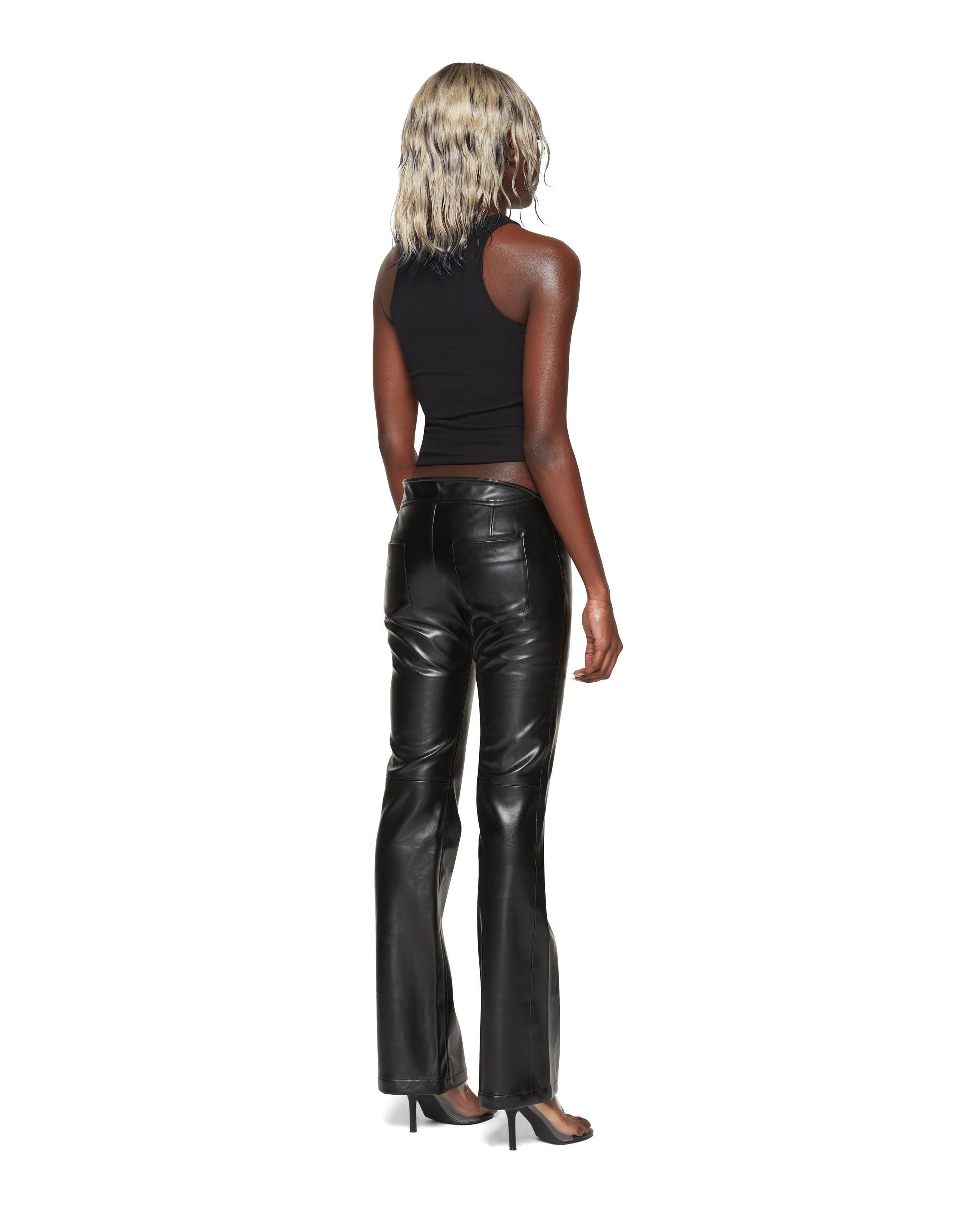 Mowalola $890 Mowalola Faux Leather Printed Stone Pants Size 30" / US 8 / IT 44 - 3 Thumbnail